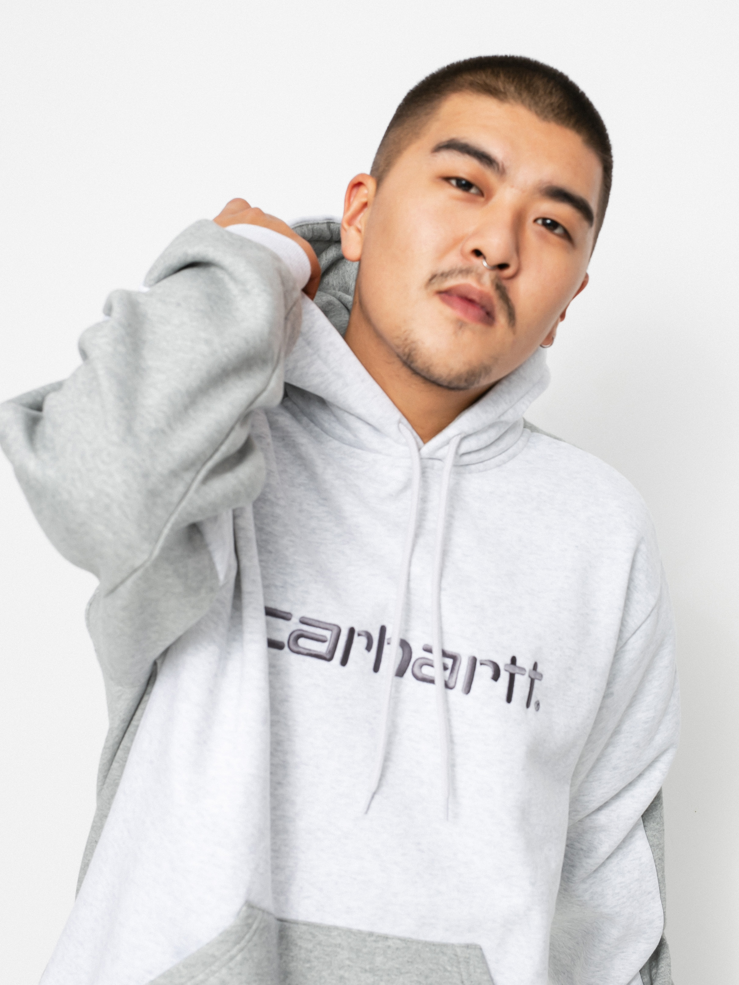 Carhartt WIP Tonare HD Hoodie (ash heather/grey heather/shiver)