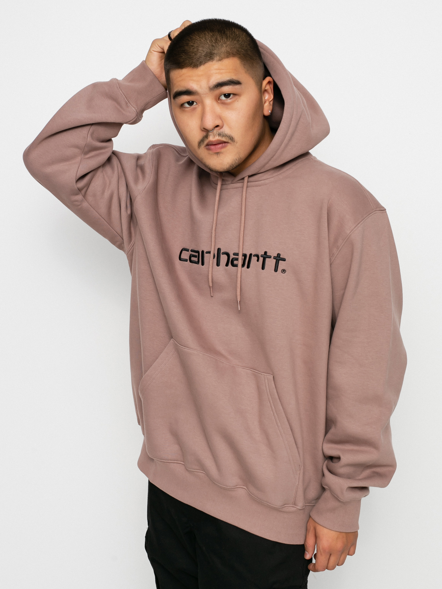 Carhartt WIP Carhartt HD Hoodie (earthy pink/black)