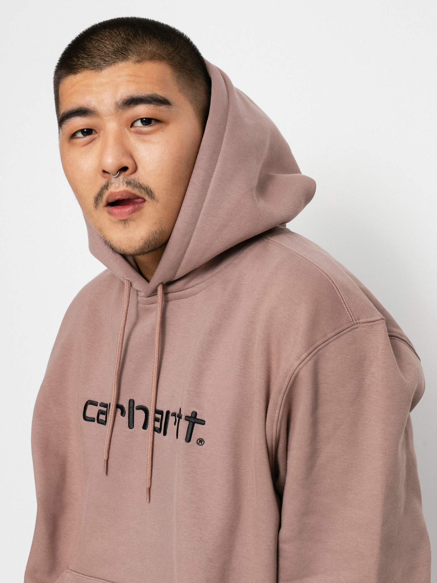 Carhartt WIP Carhartt HD Hoodie (earthy pink/black)