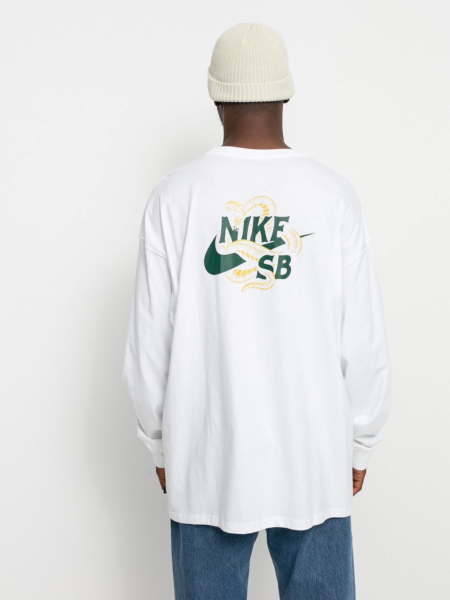 Nike SB Longlseeve Snaked Longsleeve (white)