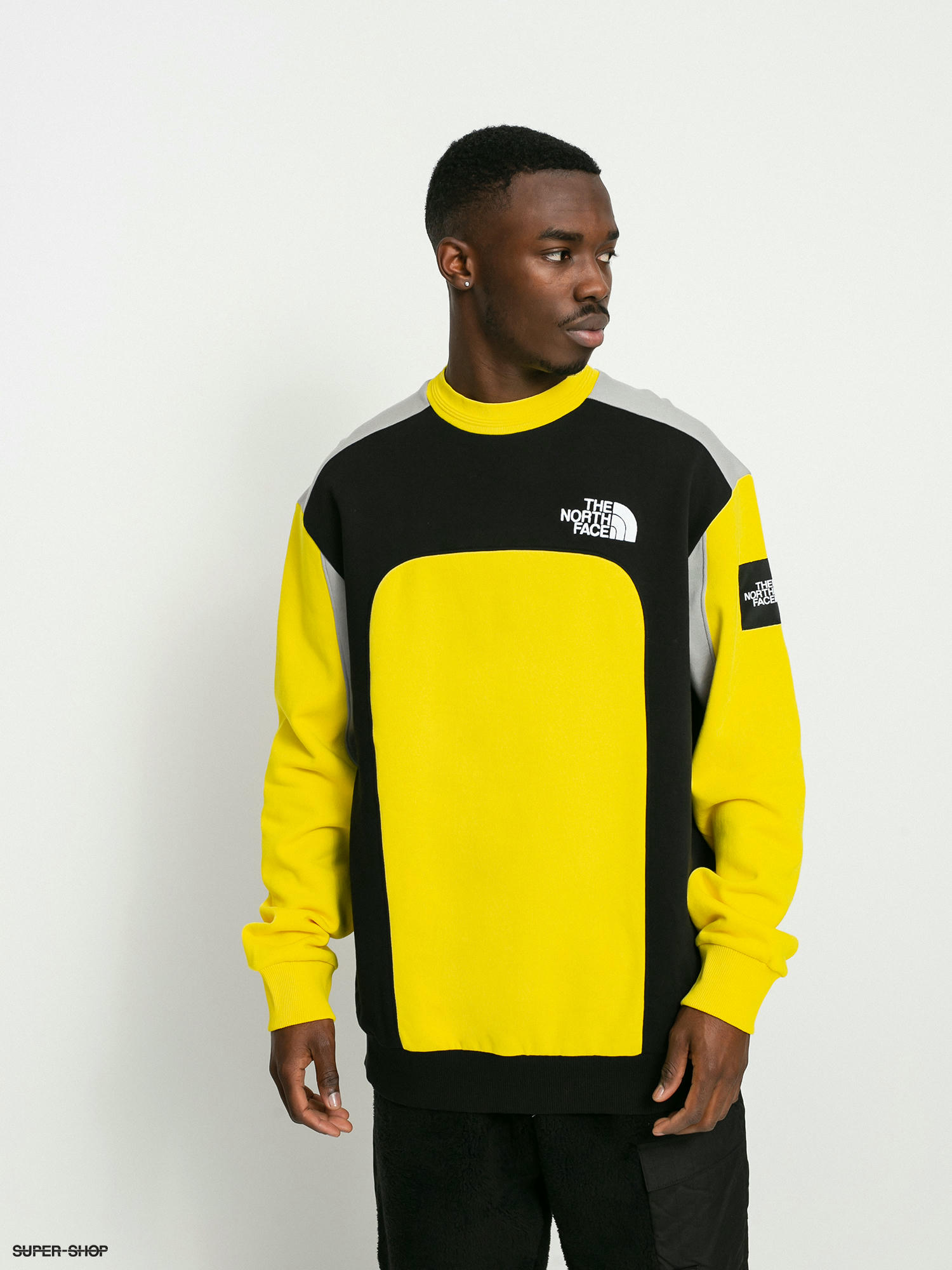 Yellow black best sale north face