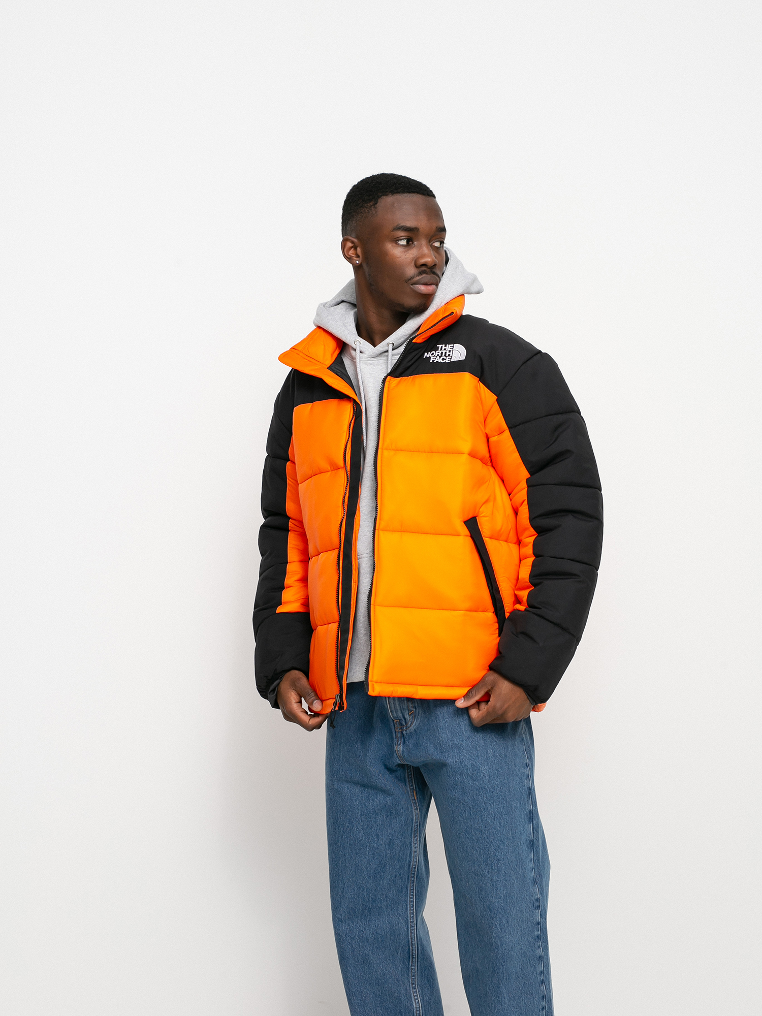 The North Face Hmlyn Insulated Jacket (red orange/tnf black)