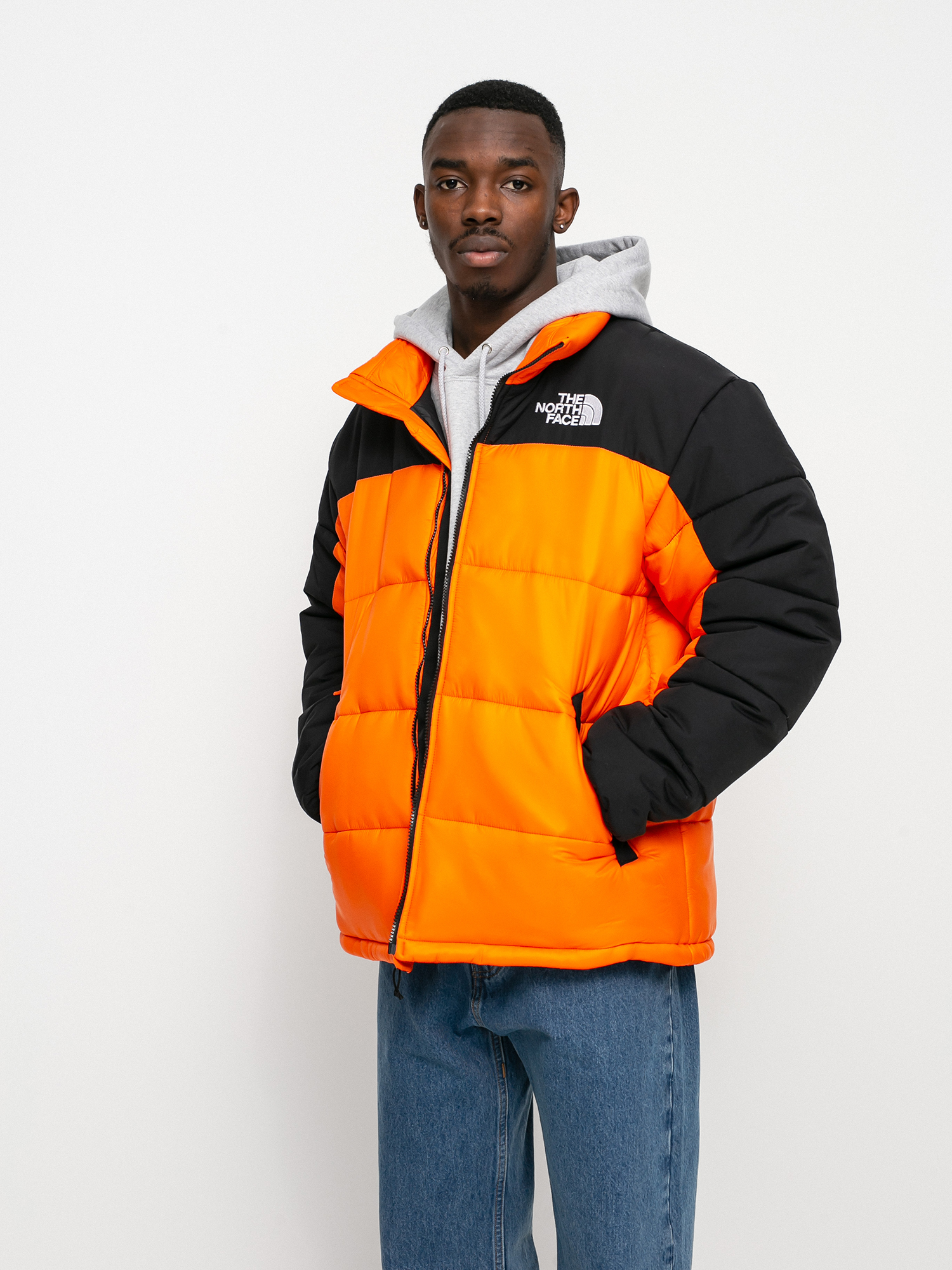 The North Face Hmlyn Insulated Jacket (red orange/tnf black)