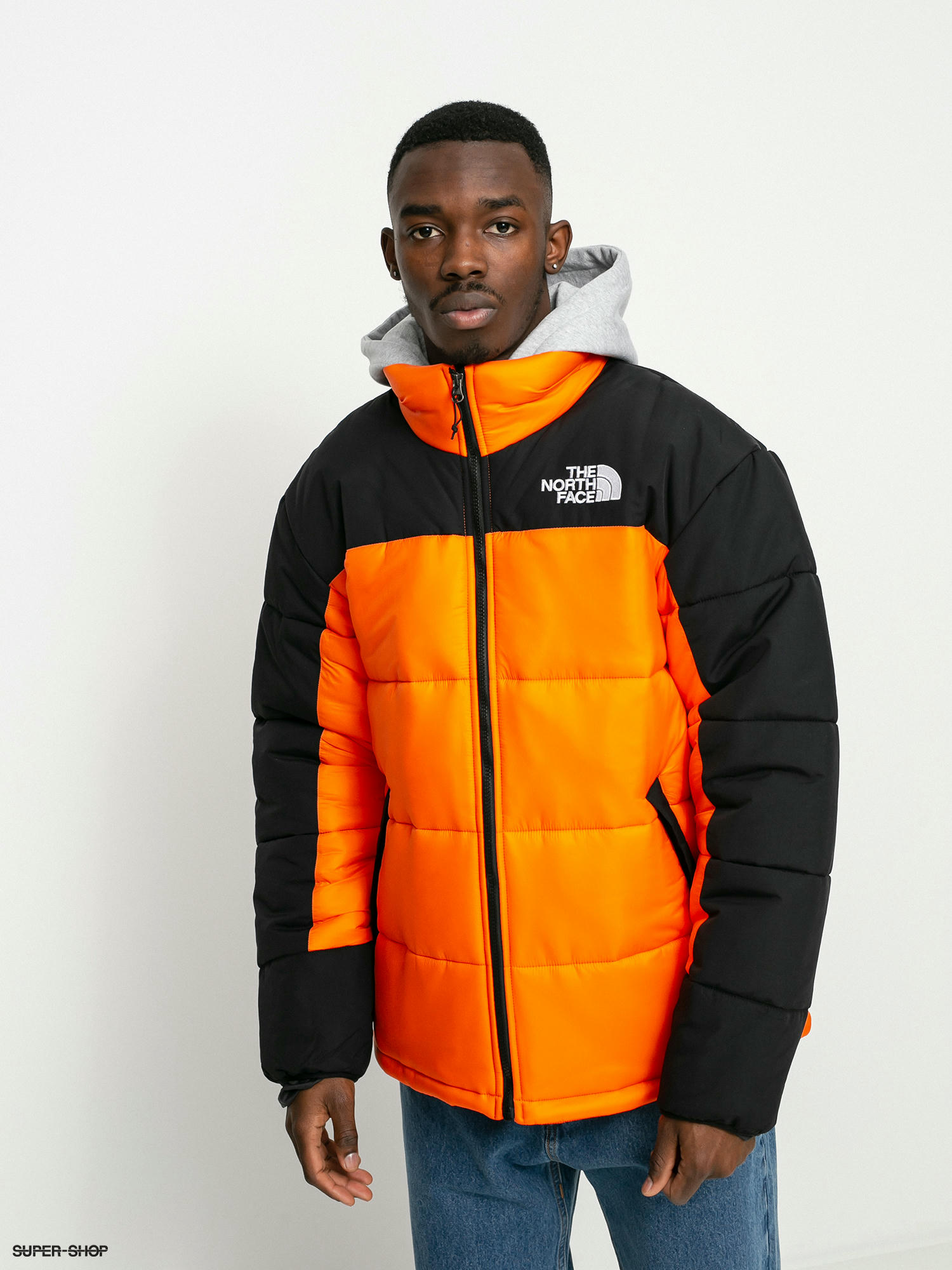 Orange and black store north face