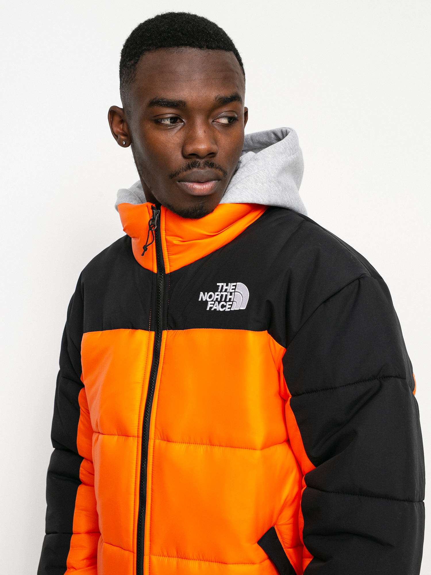 The North Face Hmlyn Insulated Jacket (red orange/tnf black)