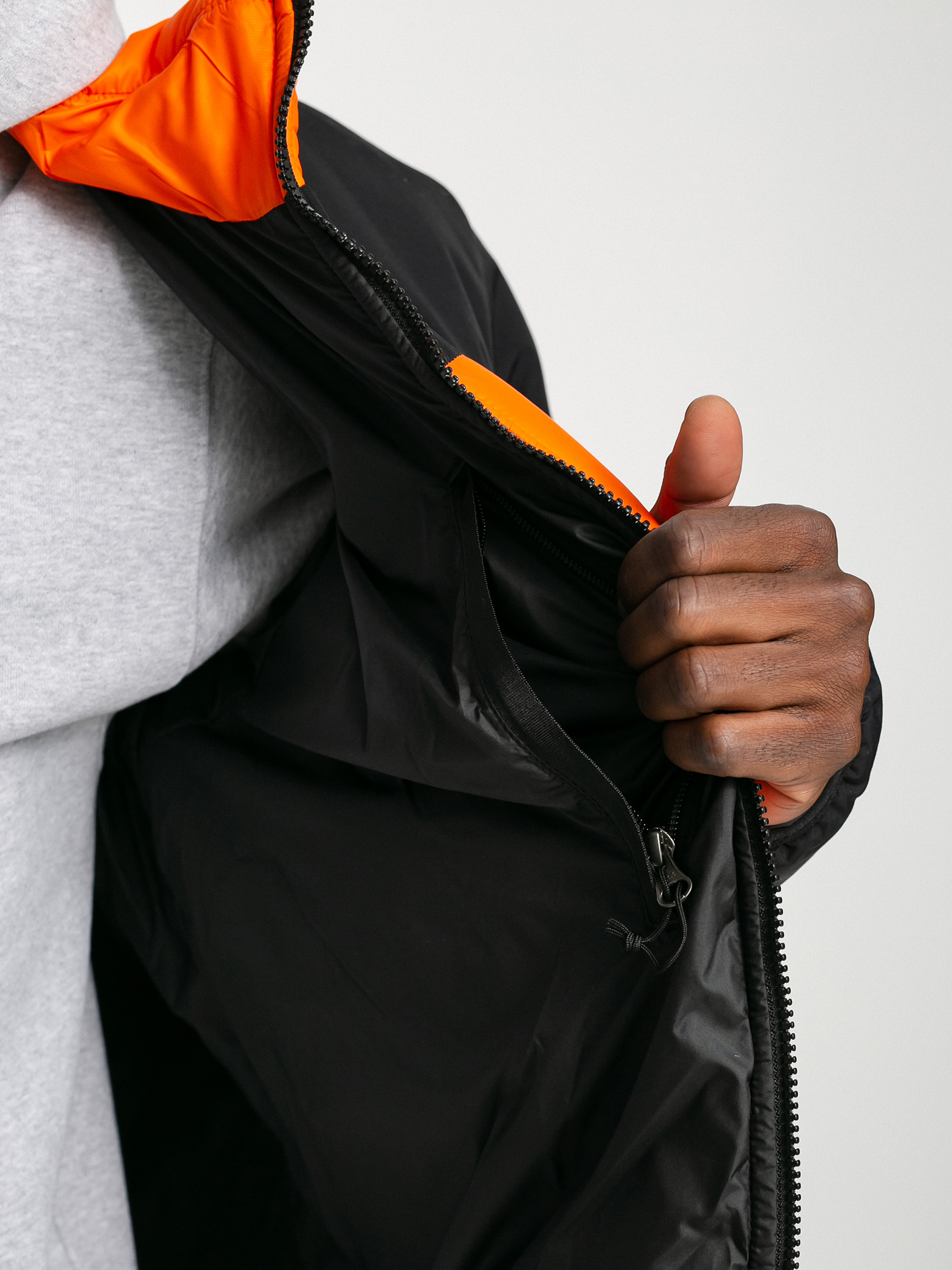 The North Face Hmlyn Insulated Jacket (red orange/tnf black)