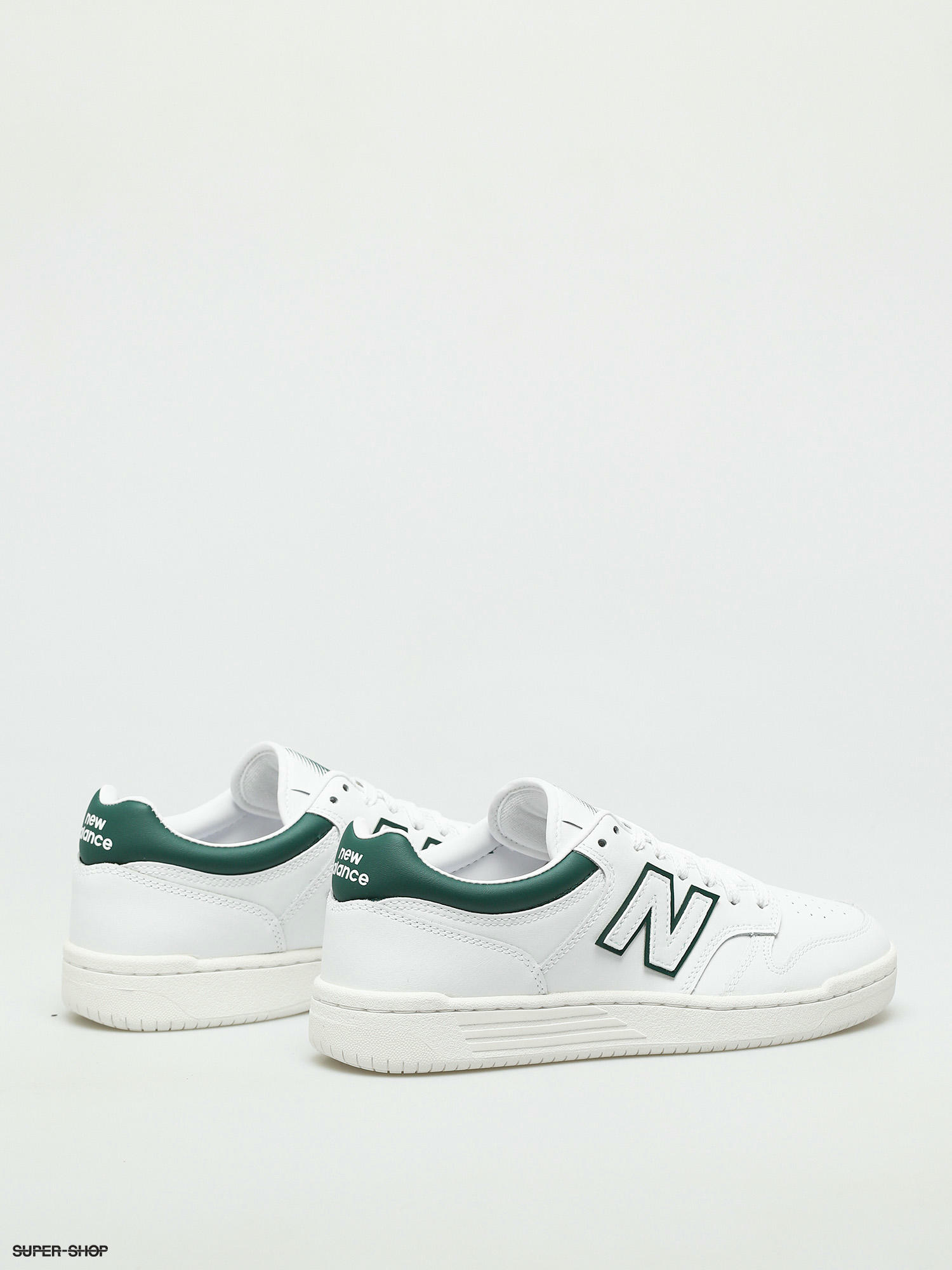 new balance 480 white and green