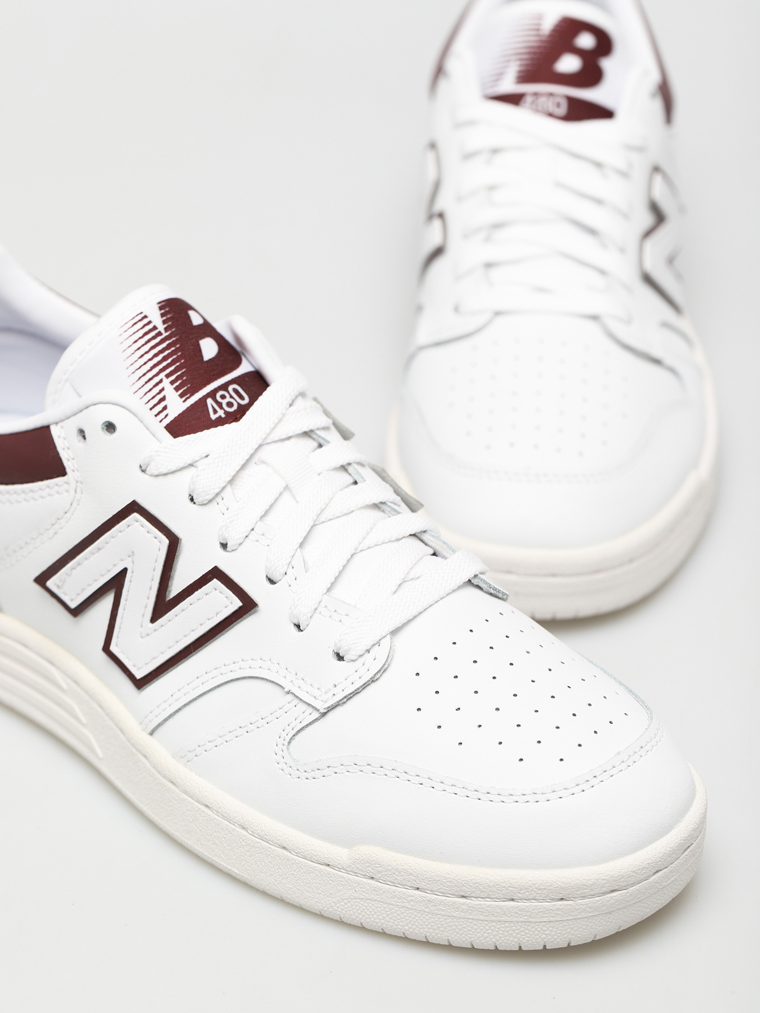 new balance 480 trainers in white