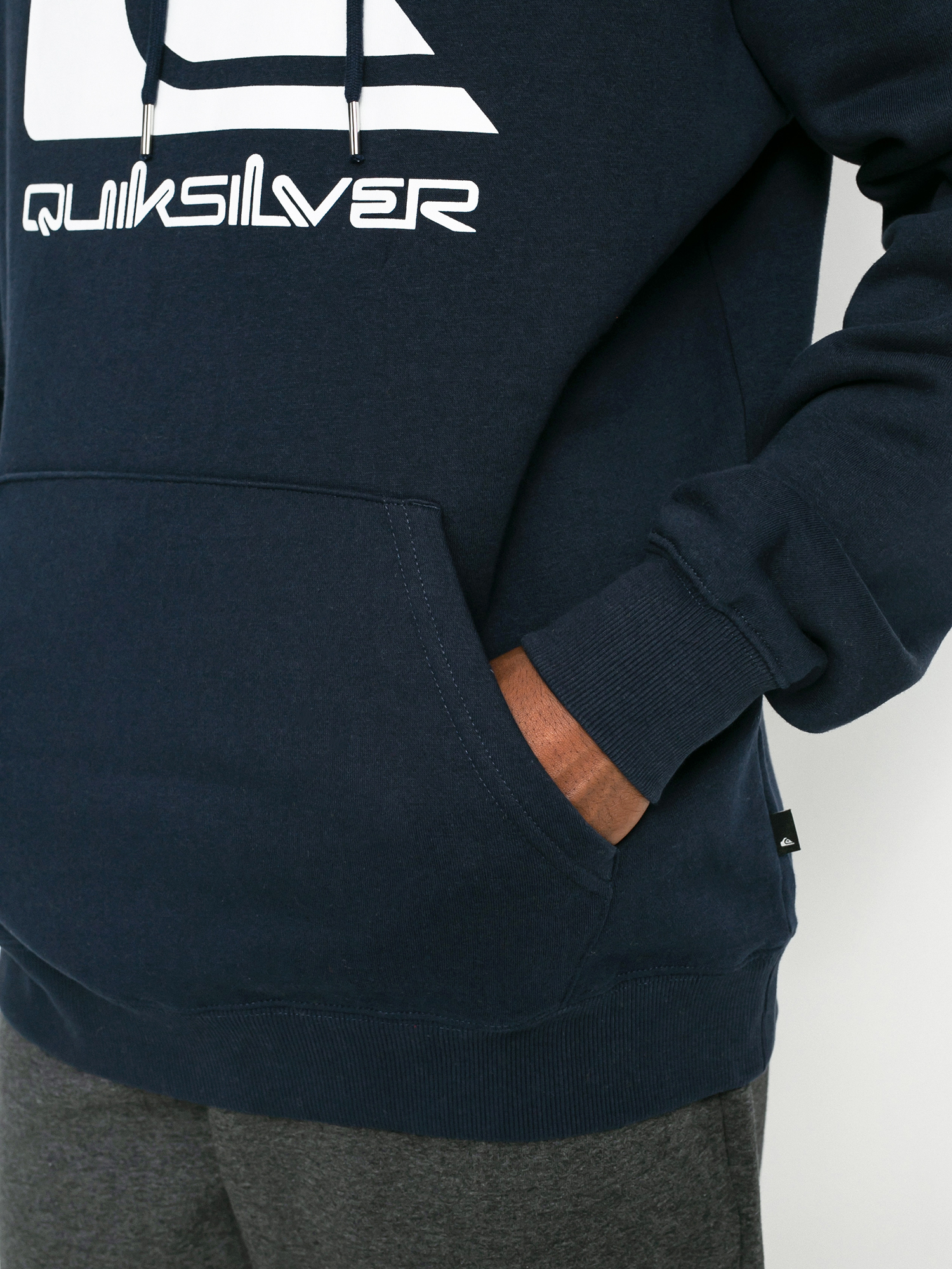 Quiksilver Big Logo HD Hoodie (navy blazer)