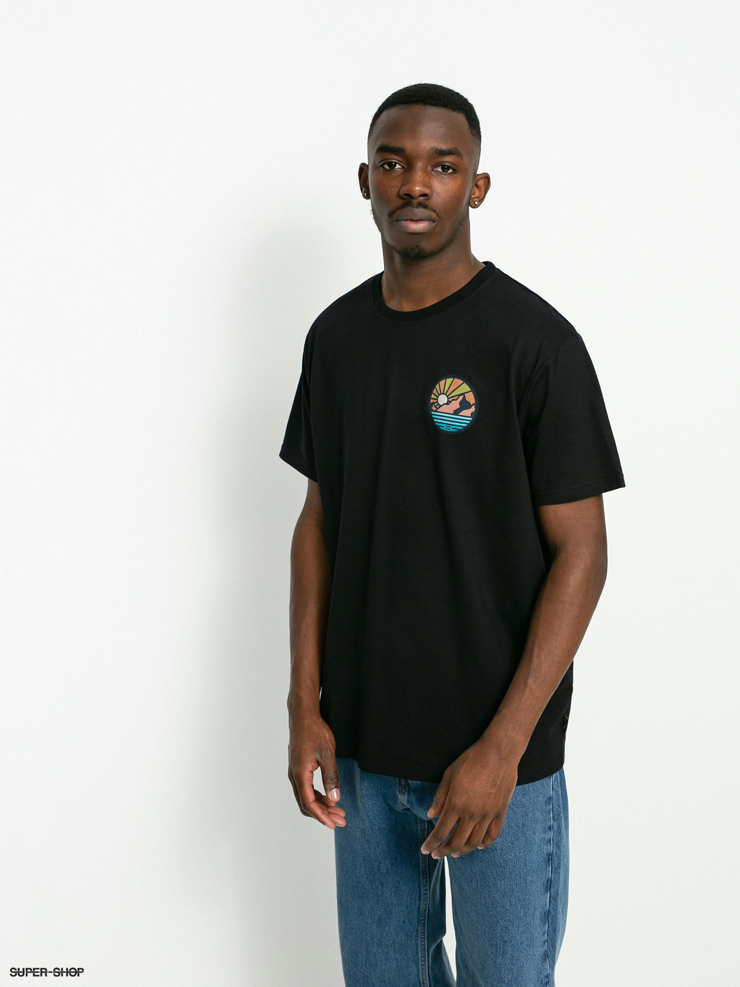 billabong t shirt black