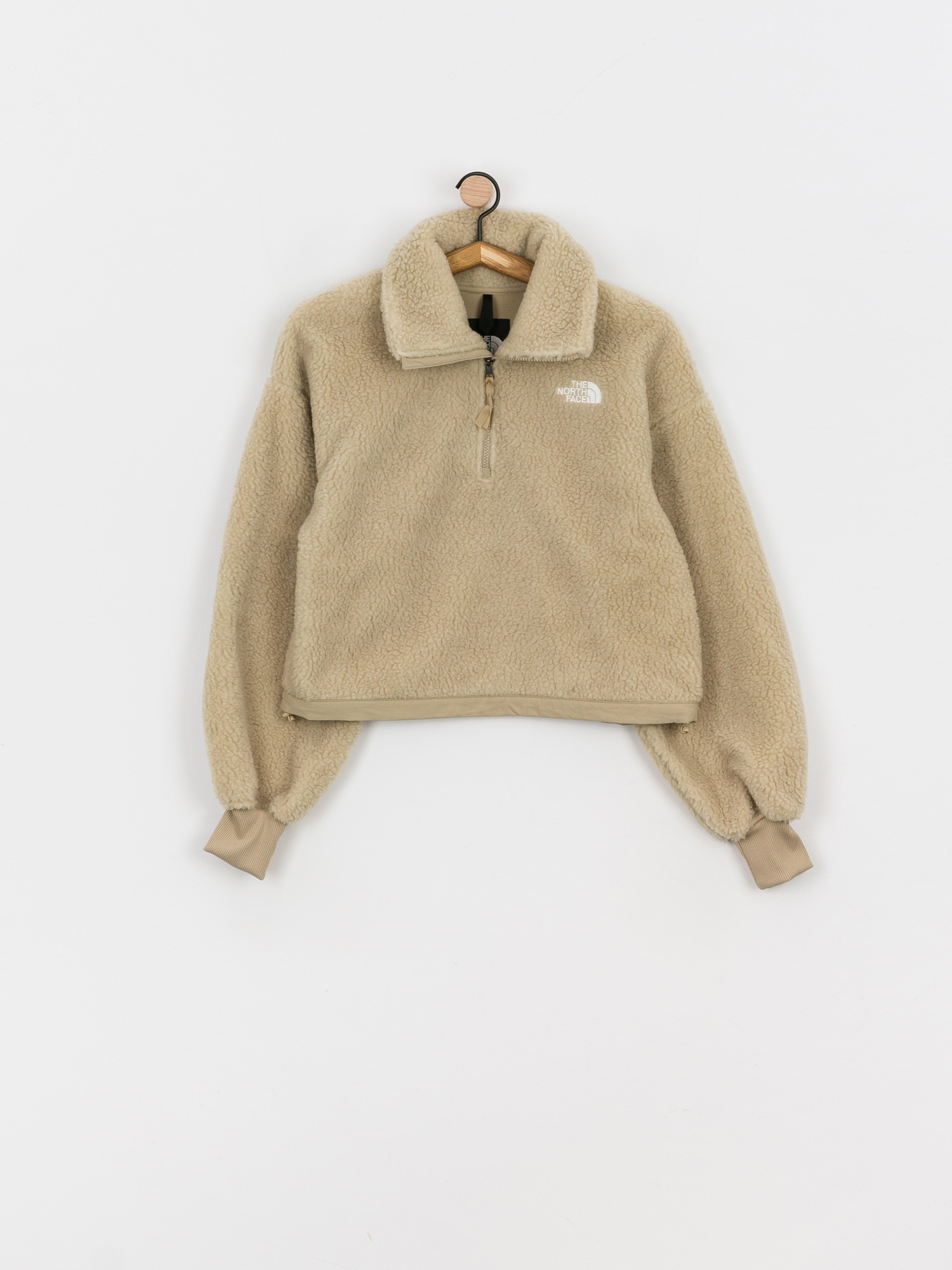 Womens The North Face Platte Sherpa Fleece (flax)