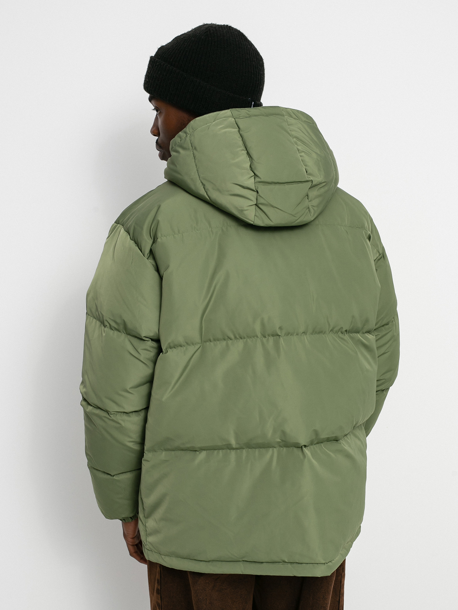 Polar Skate Hood Puffer Jacket (light olive)
