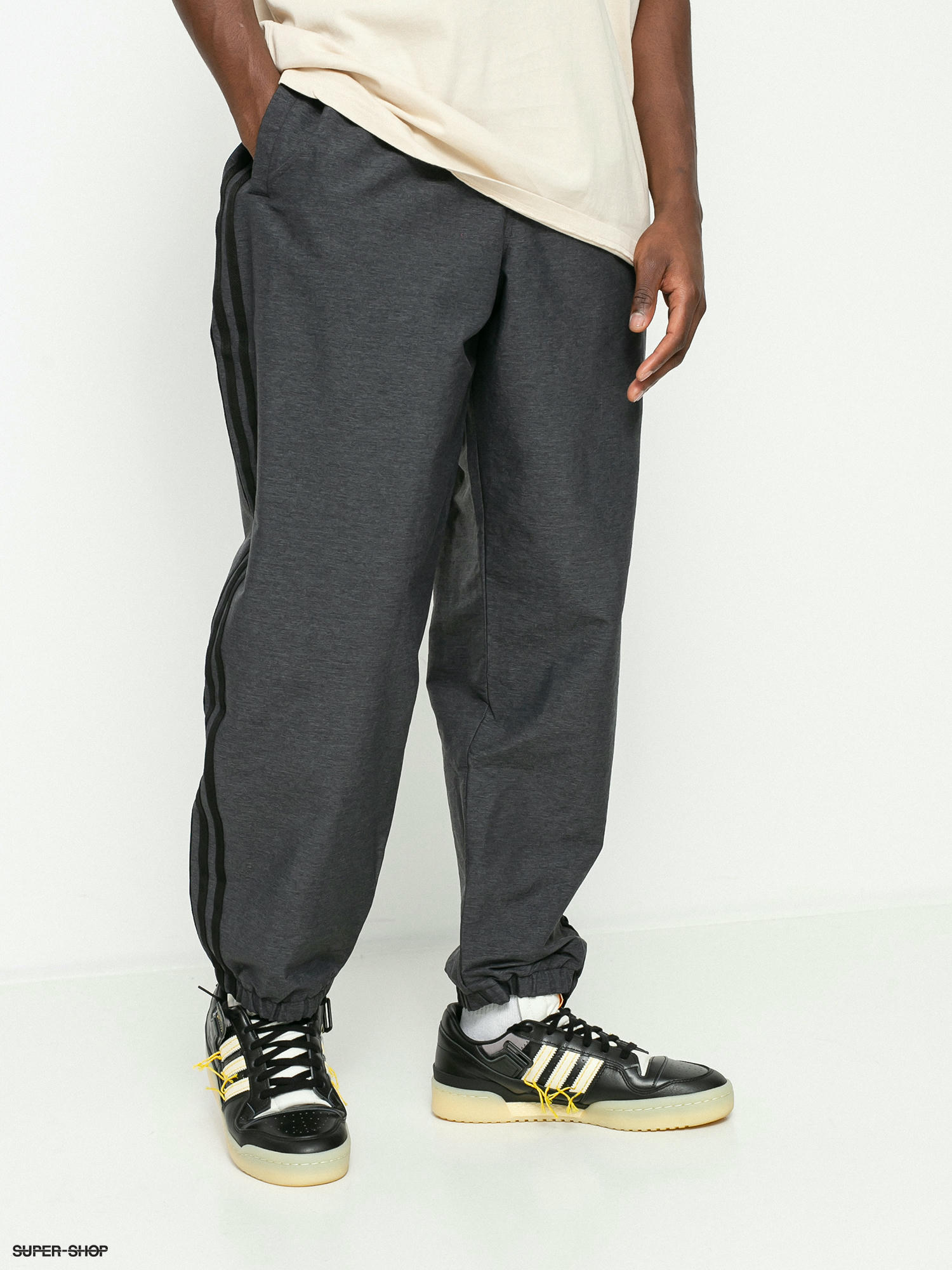 black sst track pants