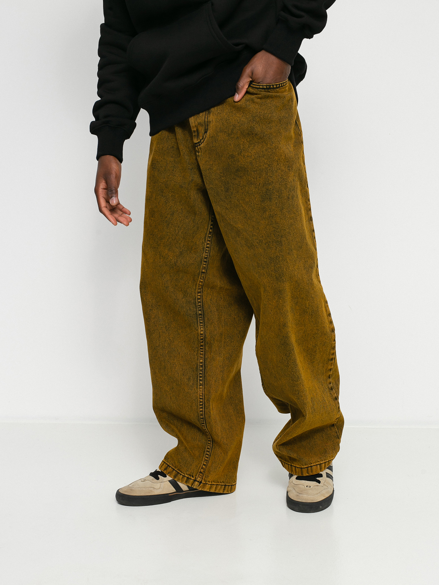 Polar Skate Big Boy Jeans Pants - green (yellow/black)