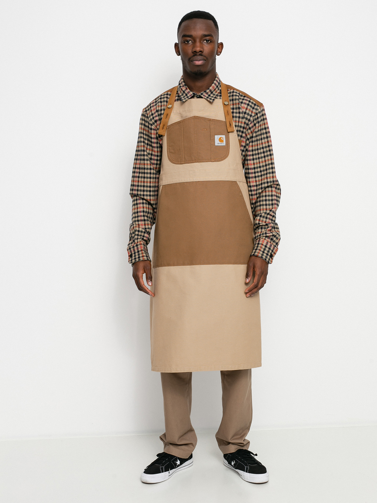 Carhartt WIP Tonare Bib Apron (dusty h brown/hamilton brown)