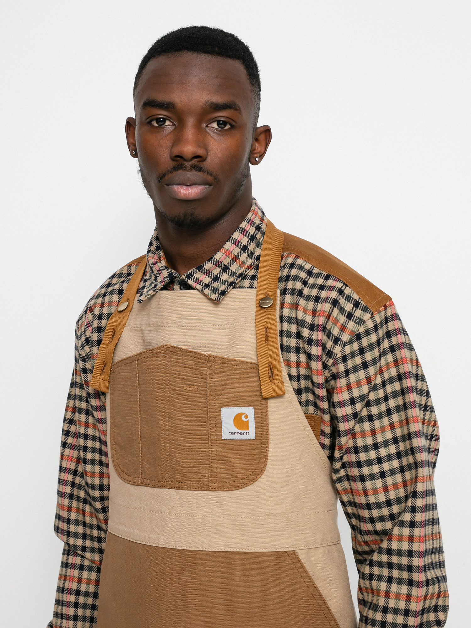 Carhartt WIP Tonare Bib Apron (dusty h brown/hamilton brown)