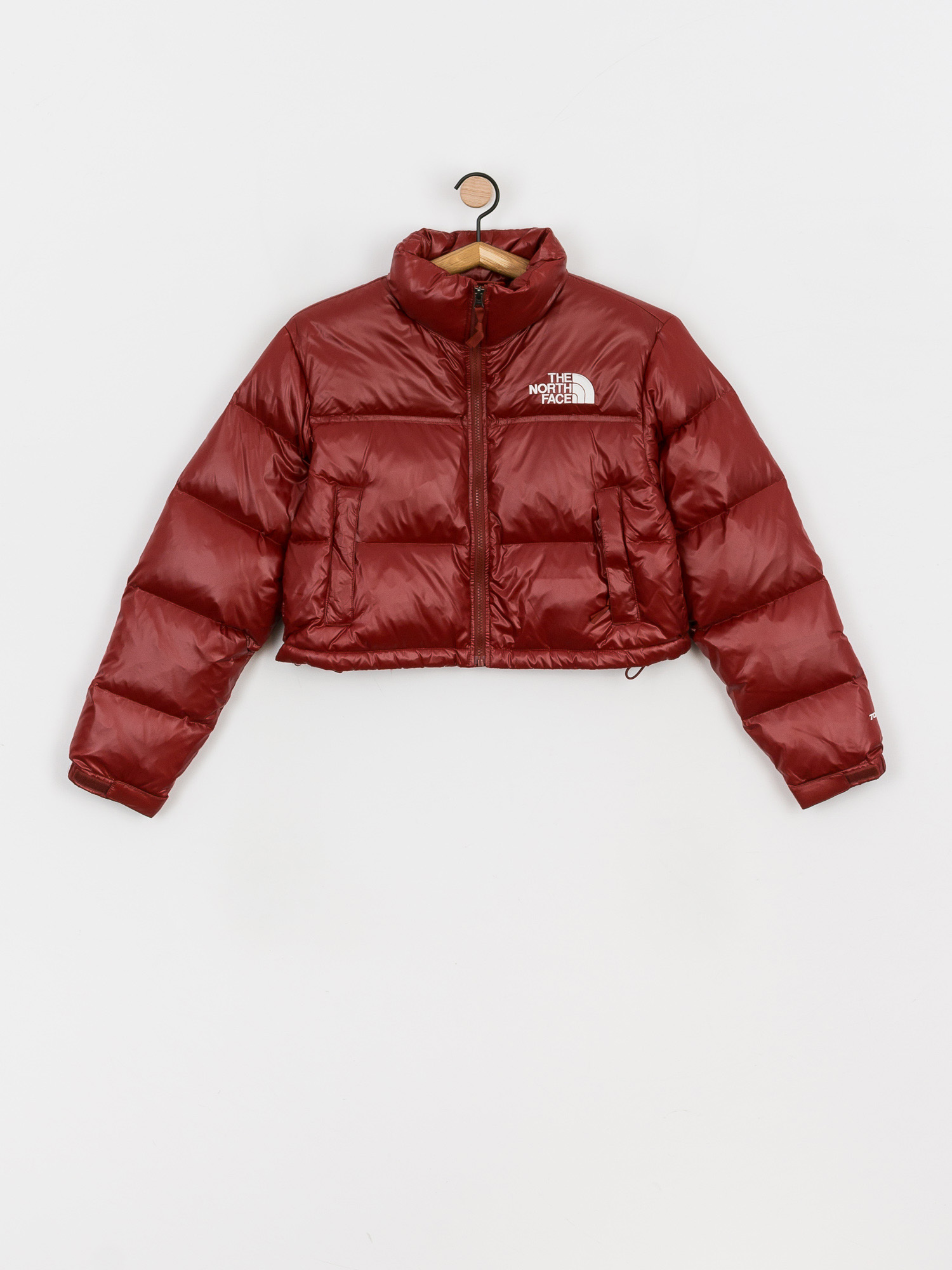 The North Face Nuptse Short Jacket Wmn burgundy (brick house red)