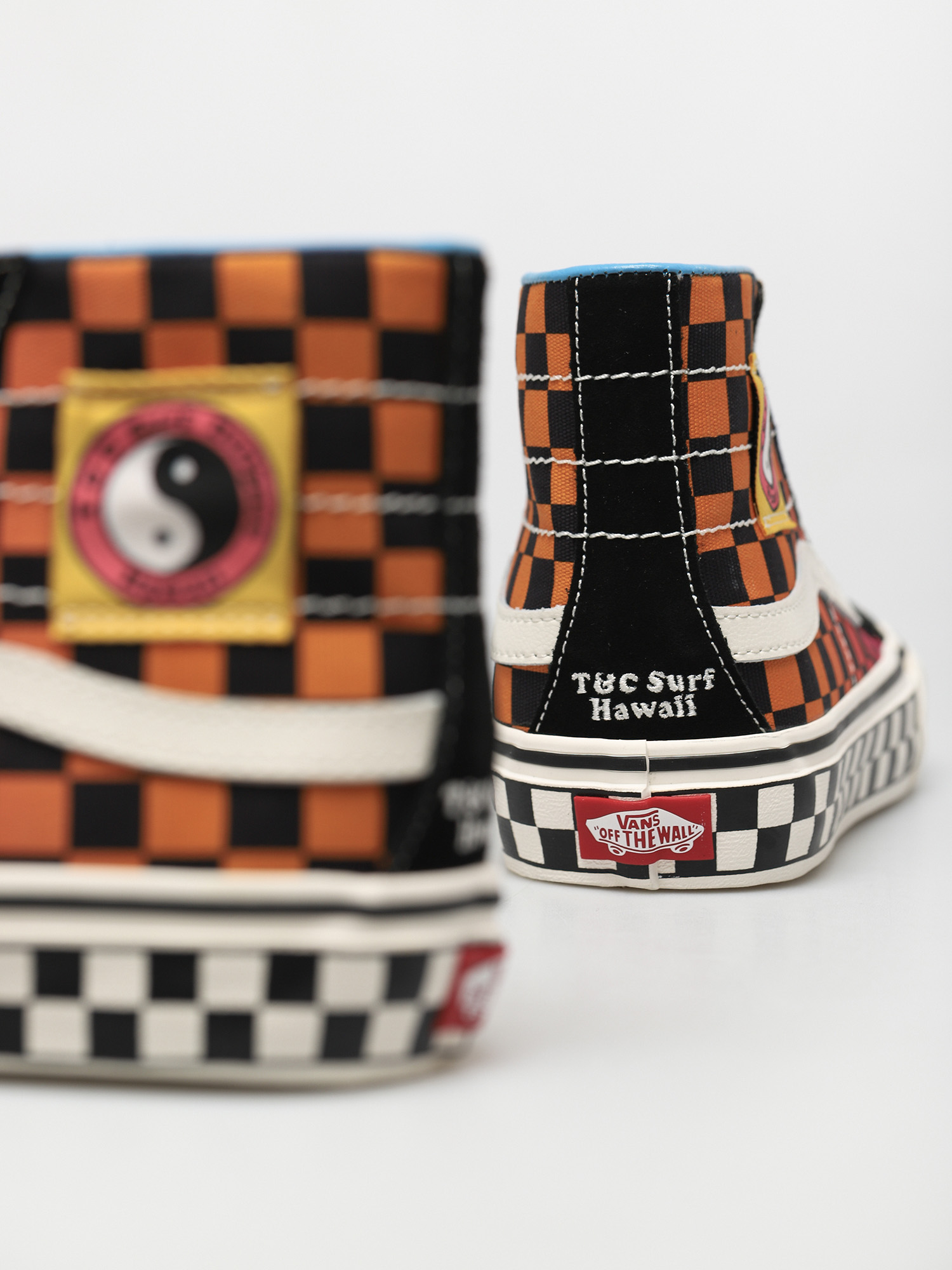 Vans Sk8 Hi 138 Decon Sf Shoes (t&c/checkerboard/marshmallow)