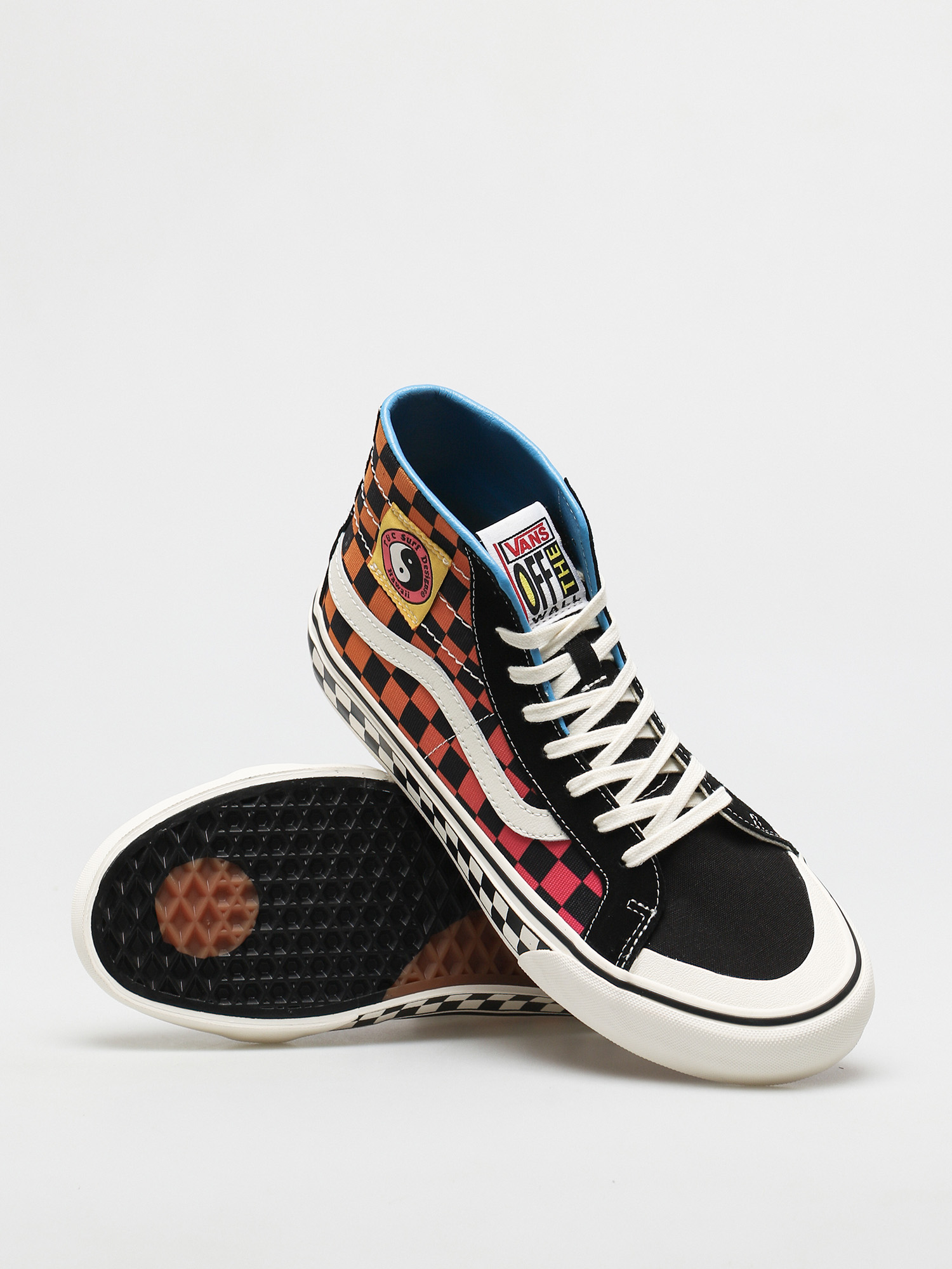 Vans Sk8 Hi 138 Decon Sf Shoes (t&c/checkerboard/marshmallow)