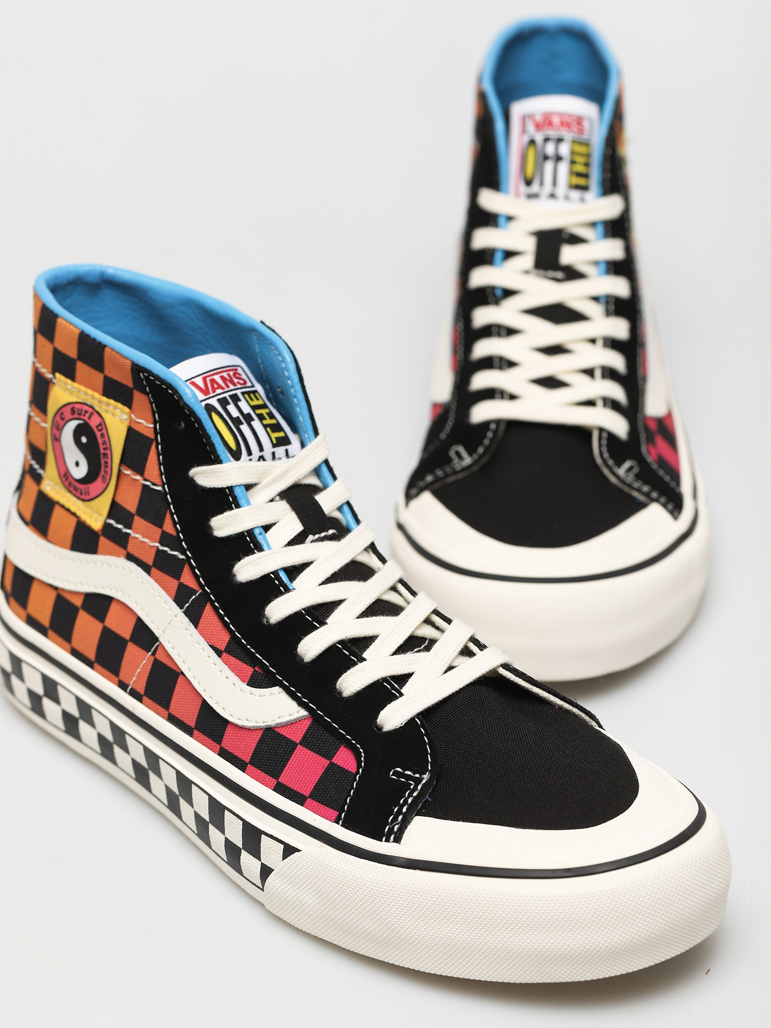 Vans Sk8 Hi 138 Decon Sf Shoes (t&c/checkerboard/marshmallow)