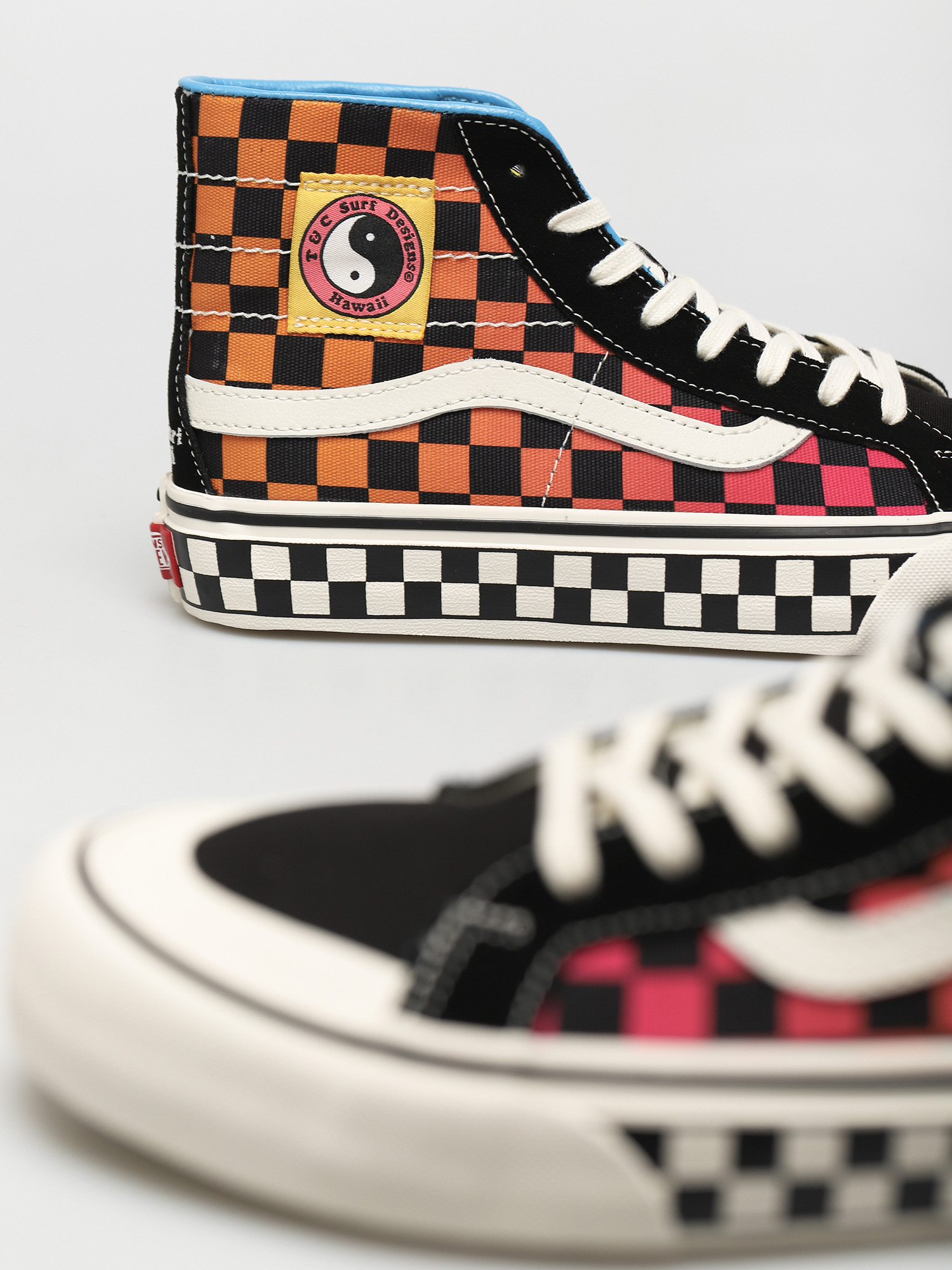 Vans Sk8 Hi 138 Decon Sf Shoes (t&c/checkerboard/marshmallow)