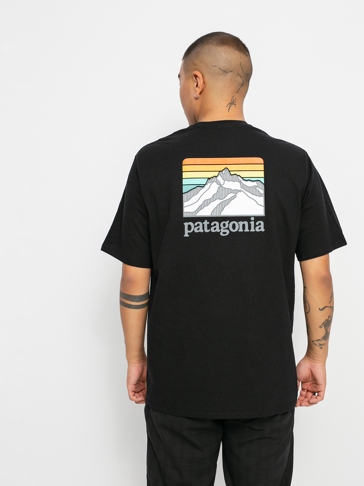 Patagonia Line Logo Ridge Pocket Responsibili T-shirt (black)