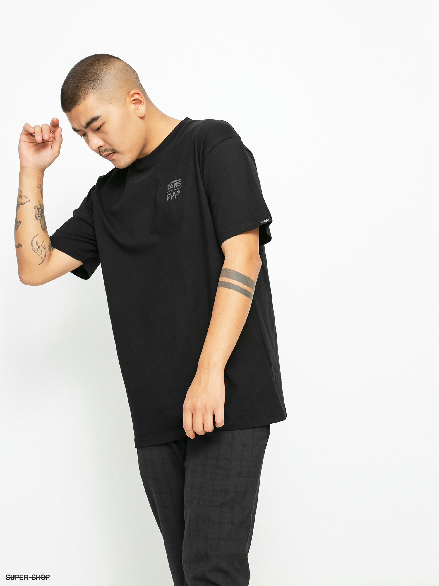 vans longline t shirt