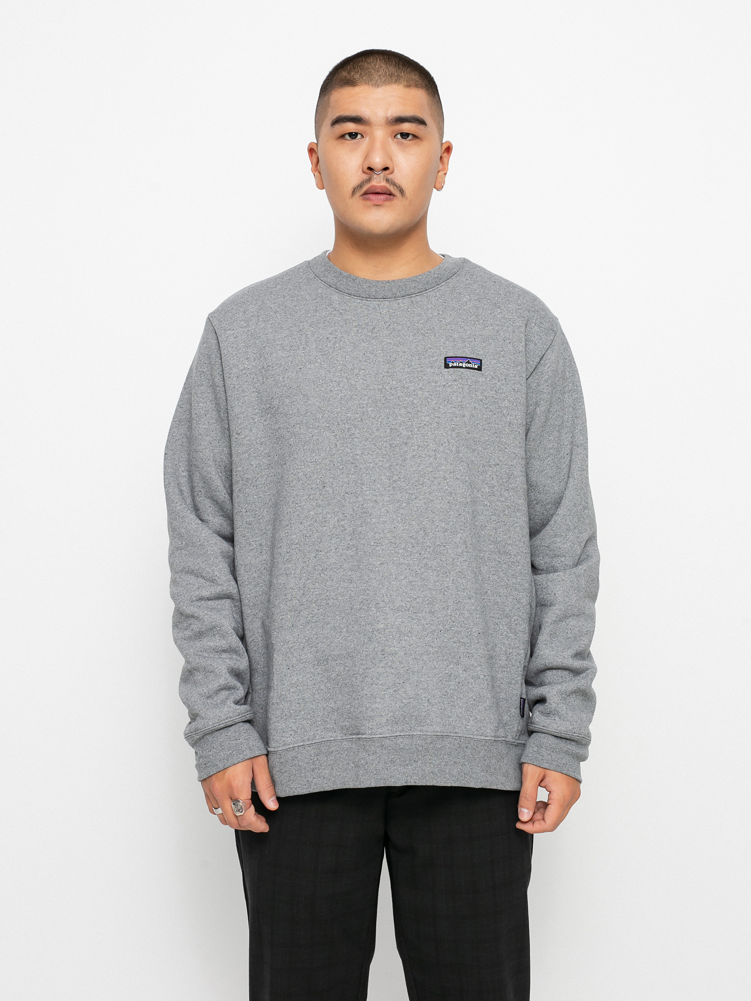 Patagonia Label Uprisal Crew Sweatshirt Grau (gravel heather)
