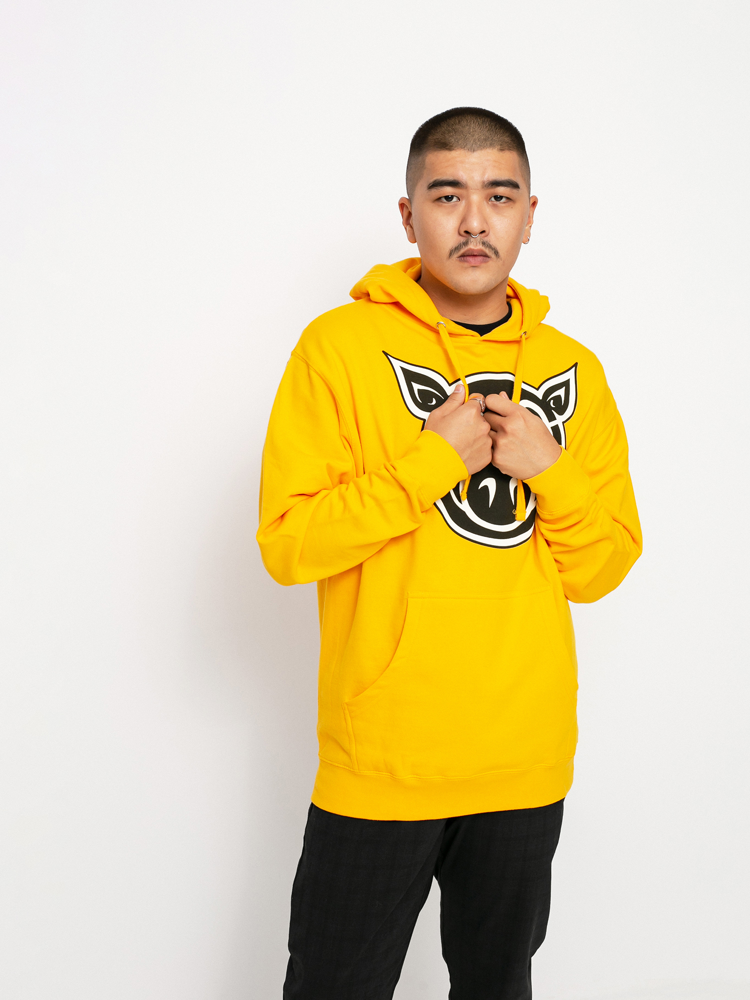 Pig Head HD Hoodie - golden (gold)