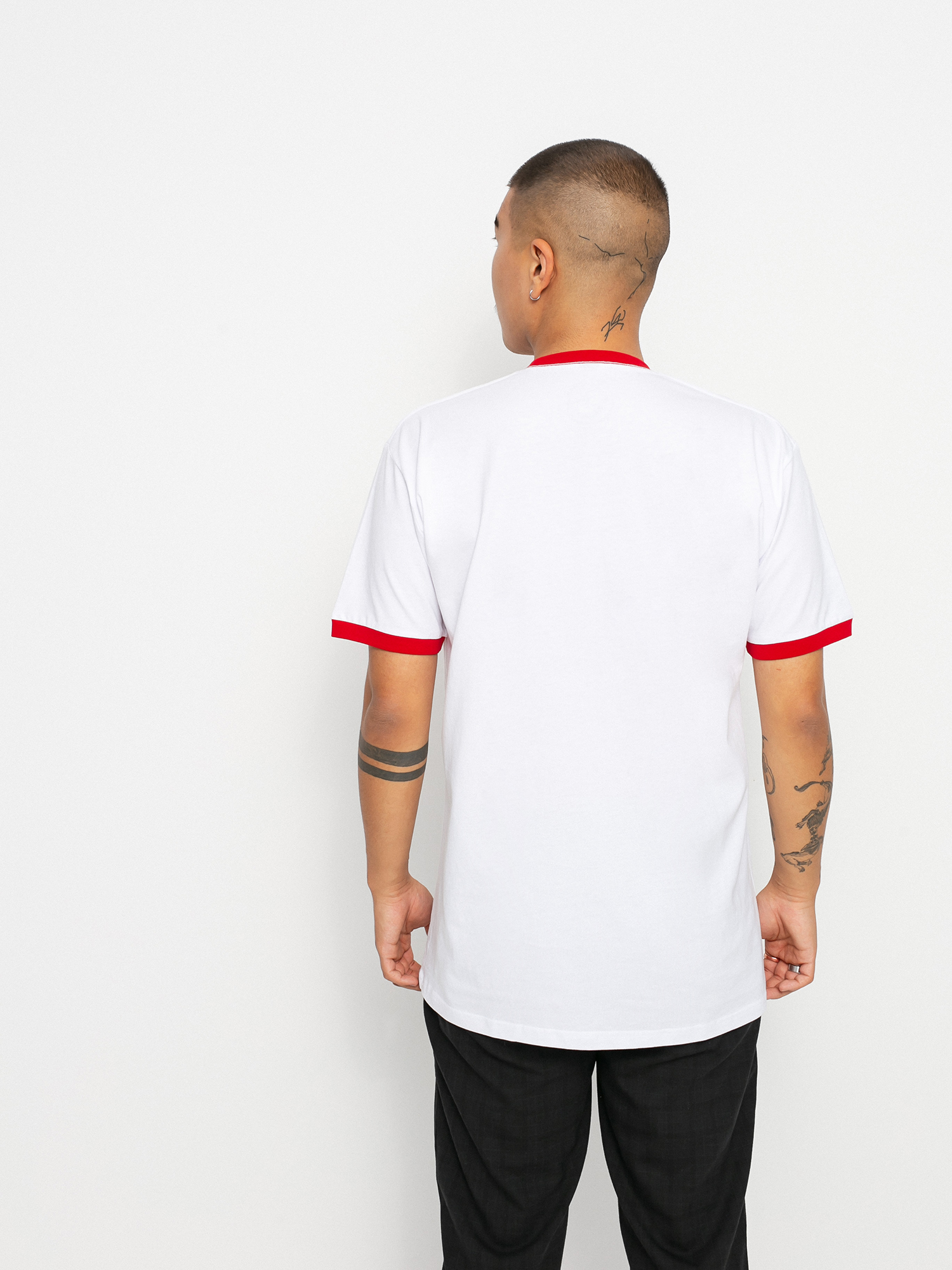 Foundation Ringer T-shirt (red/white)