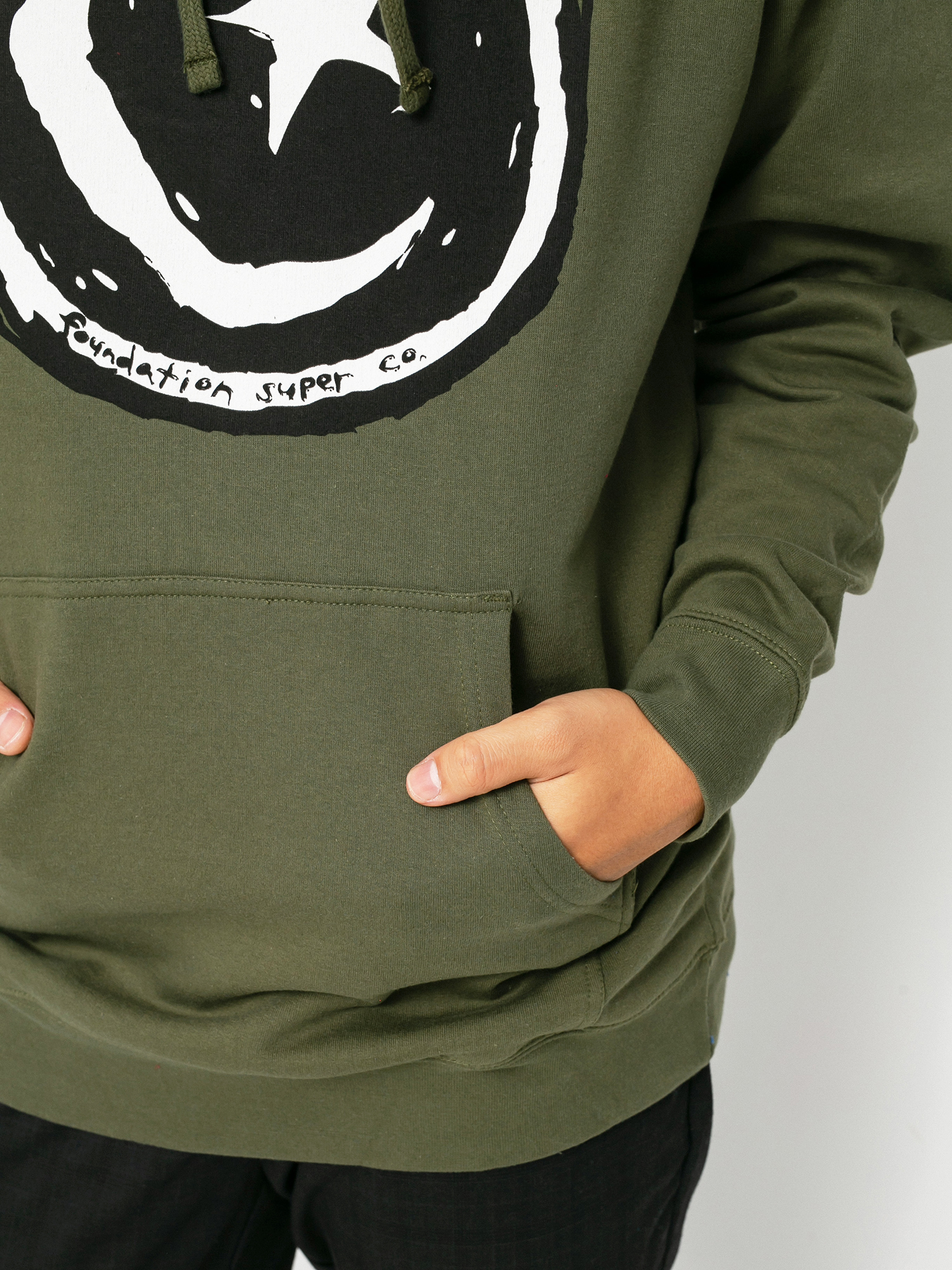 Foundation Star And Moon HD Hoodie (army)