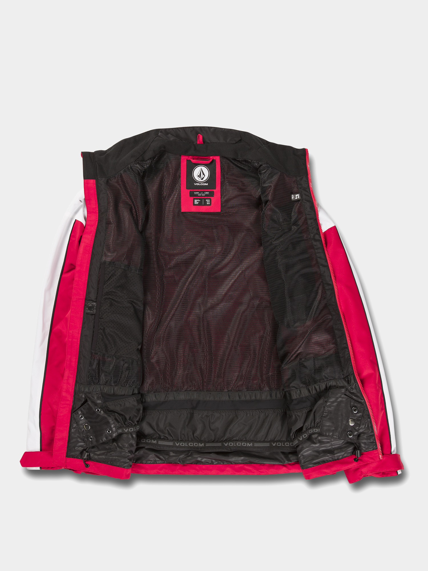 Mens Volcom Sethro Snowboard jacket (red)