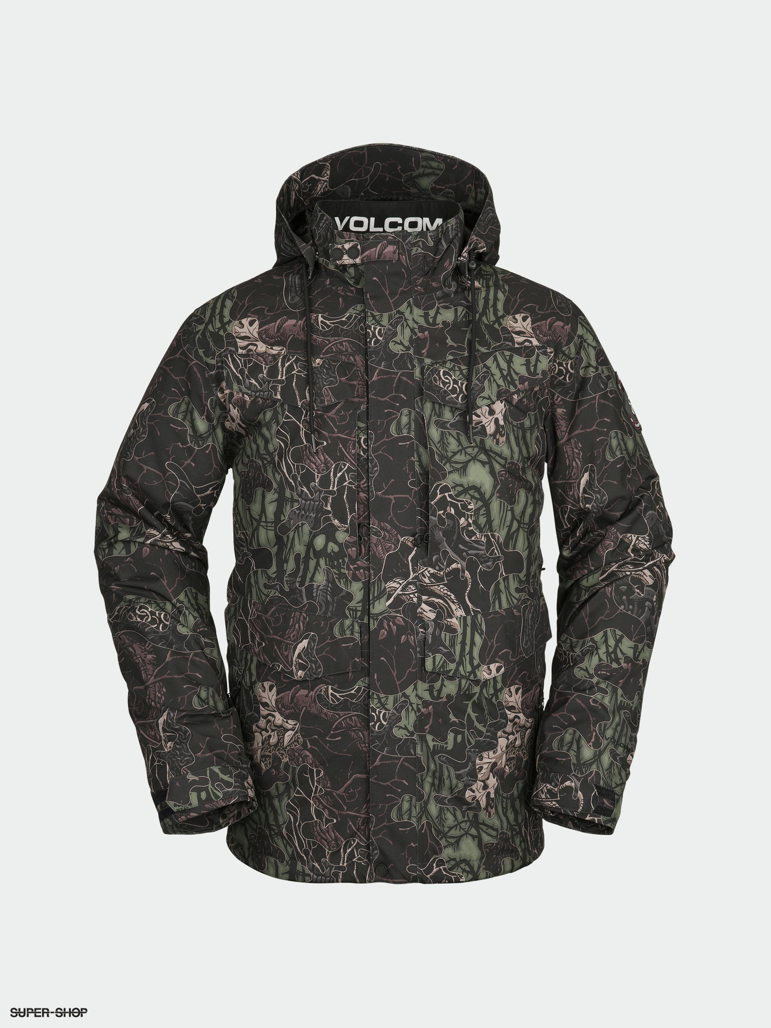 volcom camouflage ski & snowboard jackets