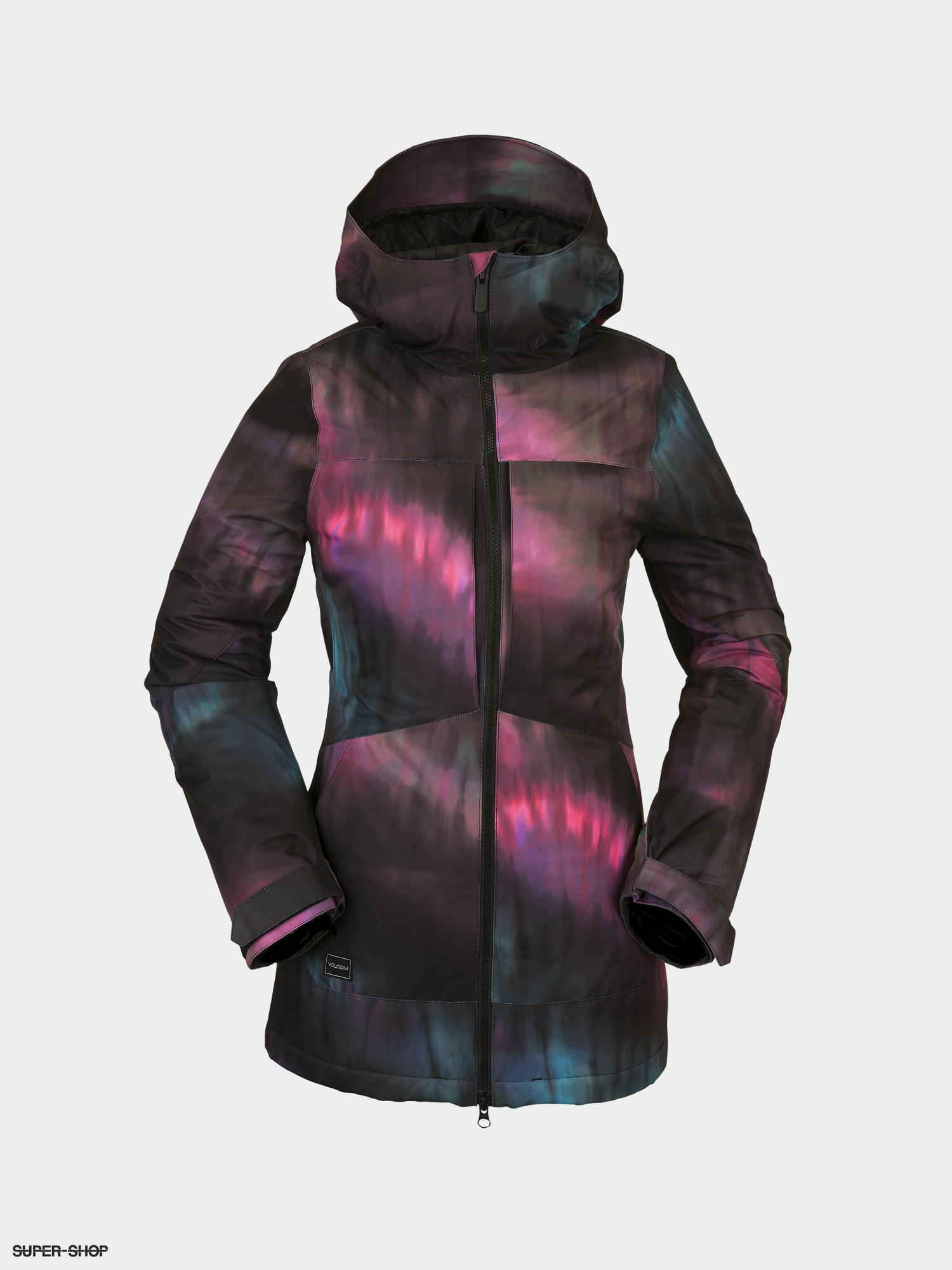 volcom purple snowboard jacket