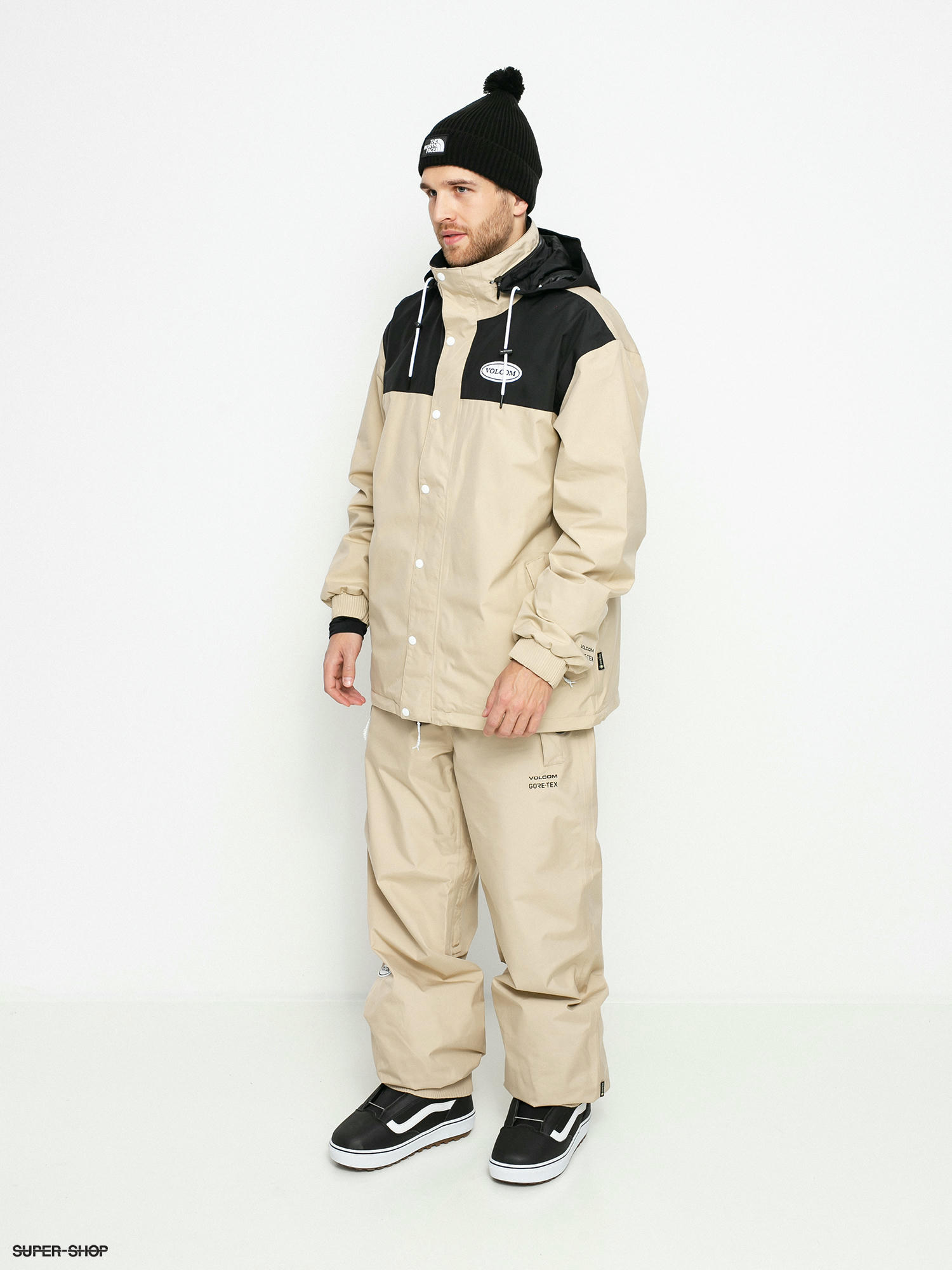 Mens Volcom Longo Gore Tex Snowboard jacket (khaki)