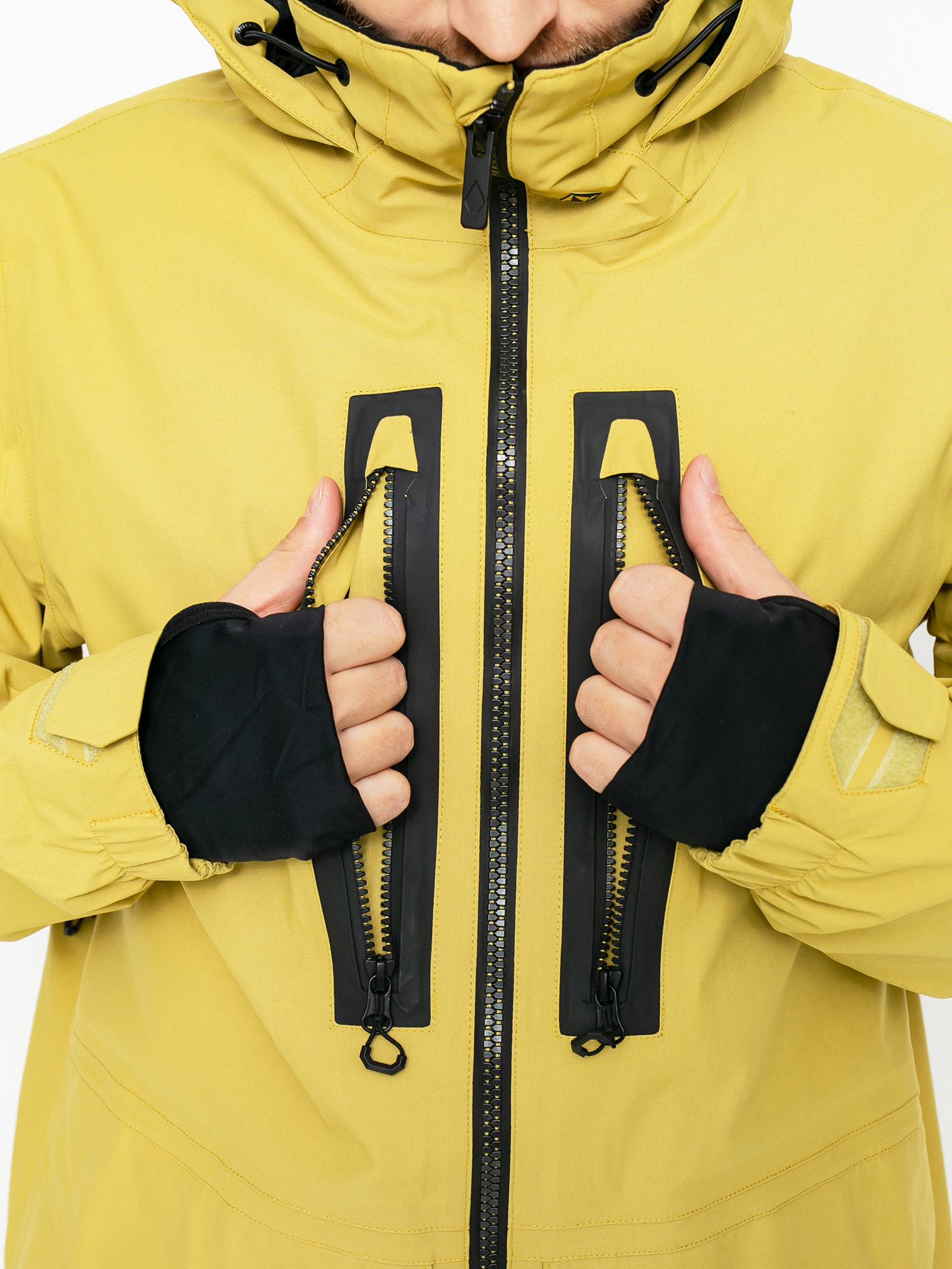 Mens Volcom Stone Gore Tex Snowboard jacket (gold)