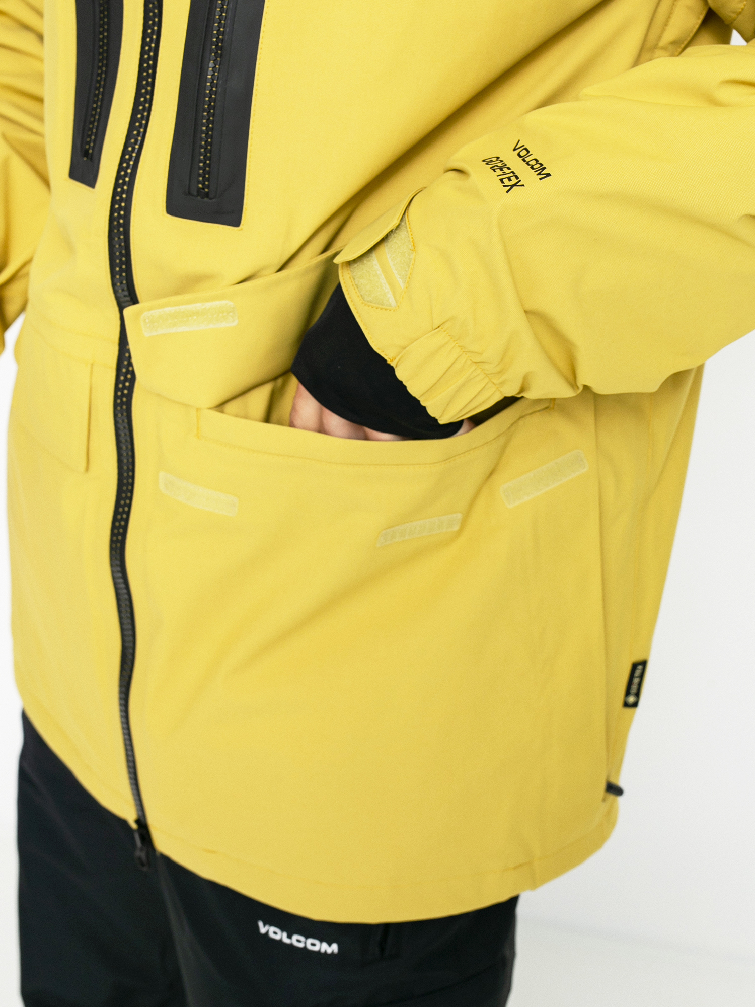 Mens Volcom Stone Gore Tex Snowboard jacket (gold)