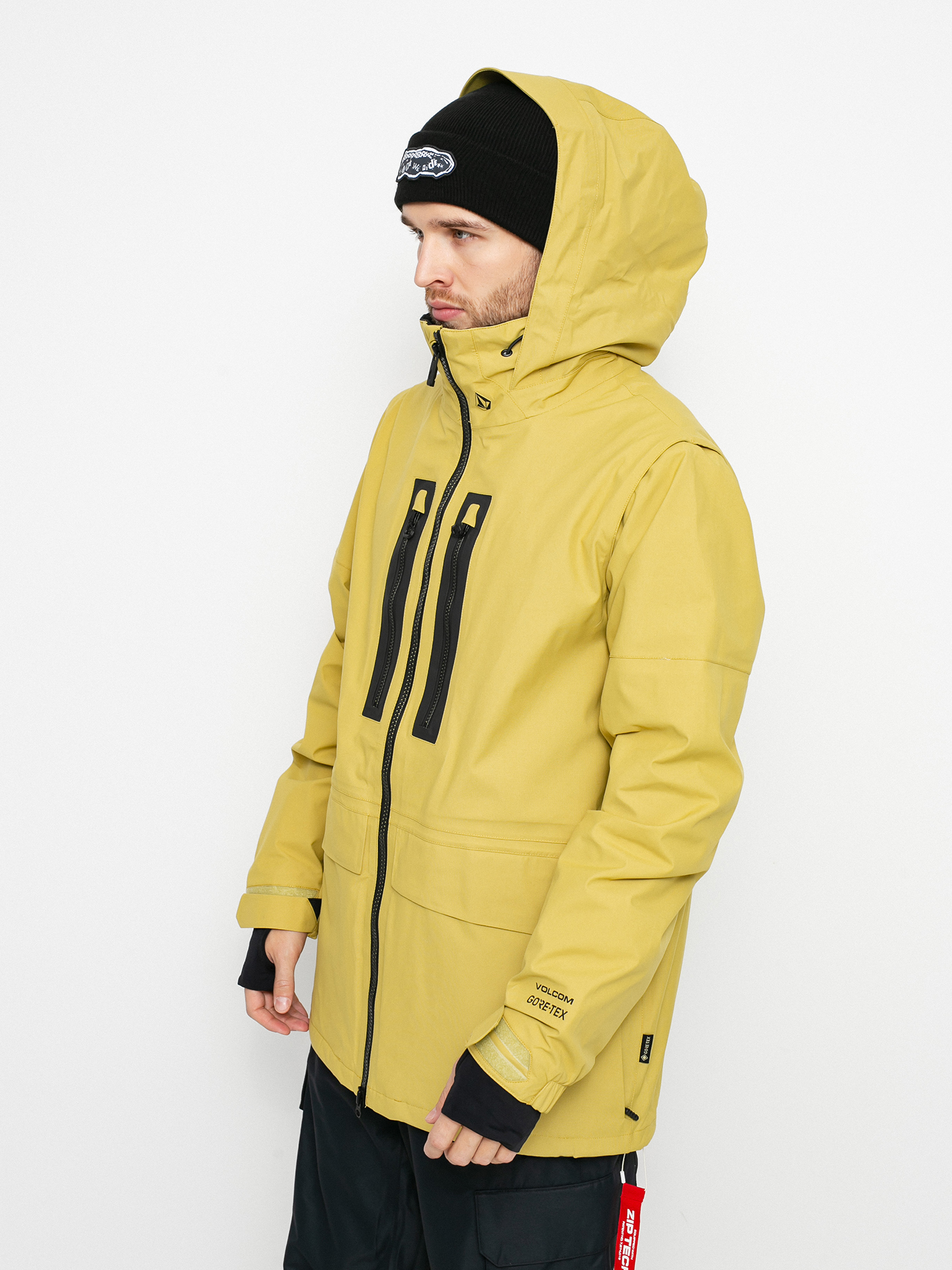 Mens Volcom Stone Gore Tex Snowboard jacket (gold)