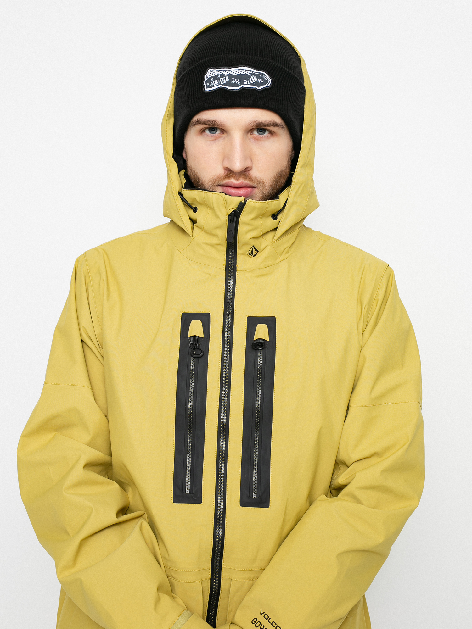 mustard snowboard jacket