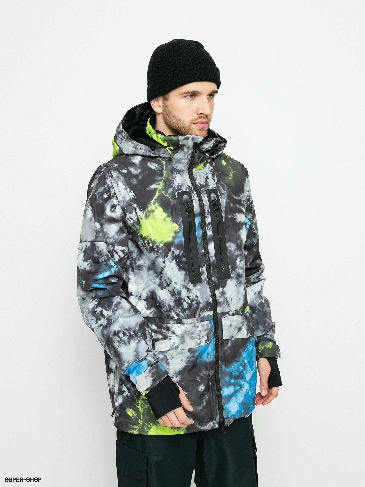 Tie dye sales snowboard jacket