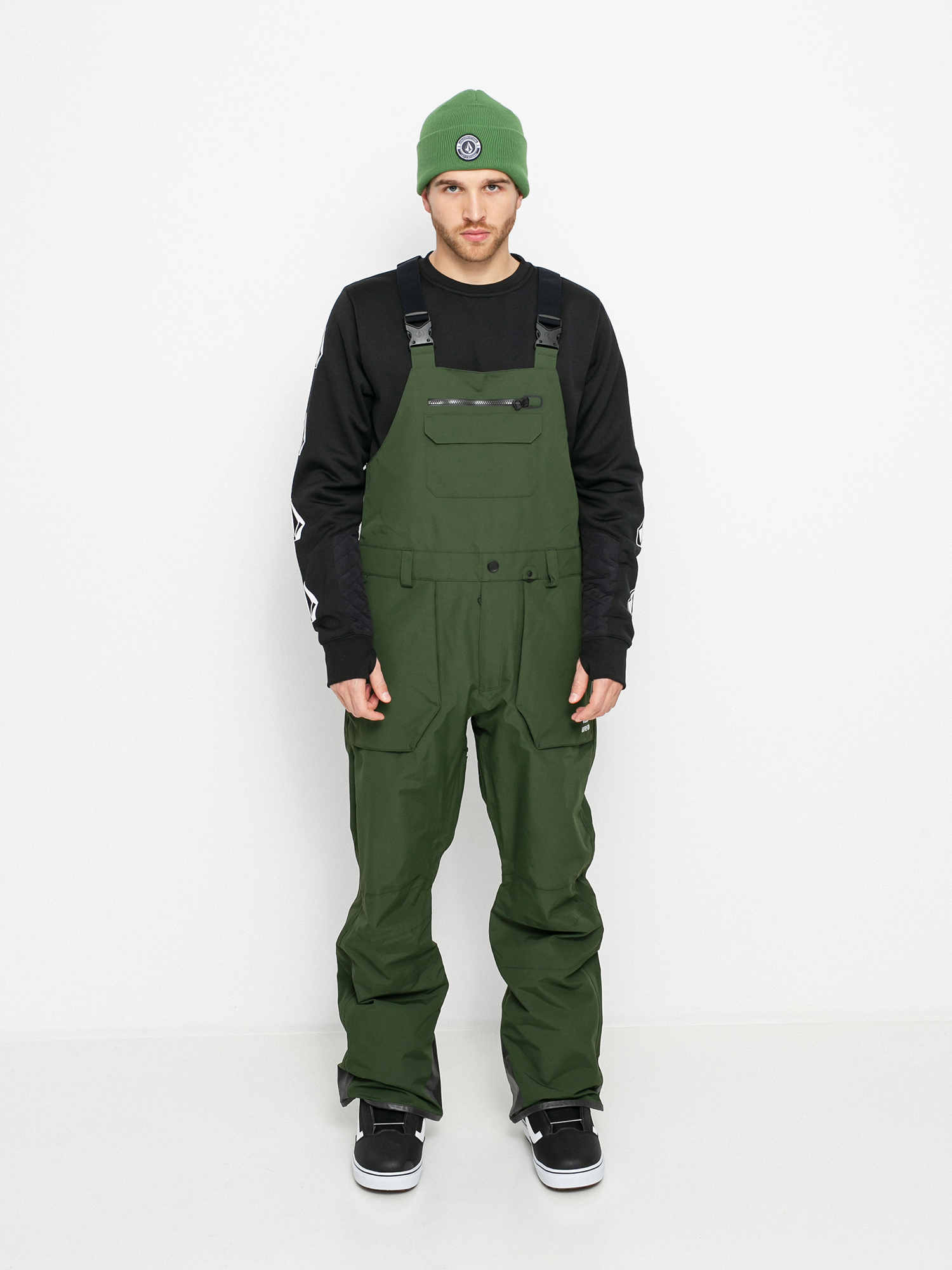 Volcom Rain Gore Bib Overall Snowboard pants (saturated green)