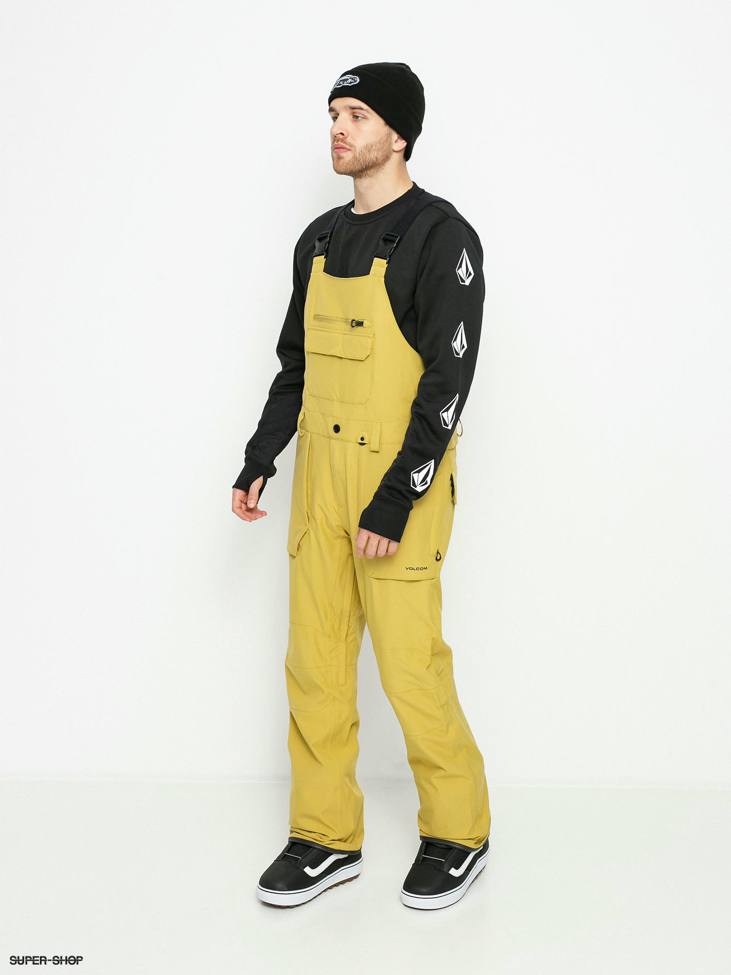 volcom roan bib overall snowboard pants