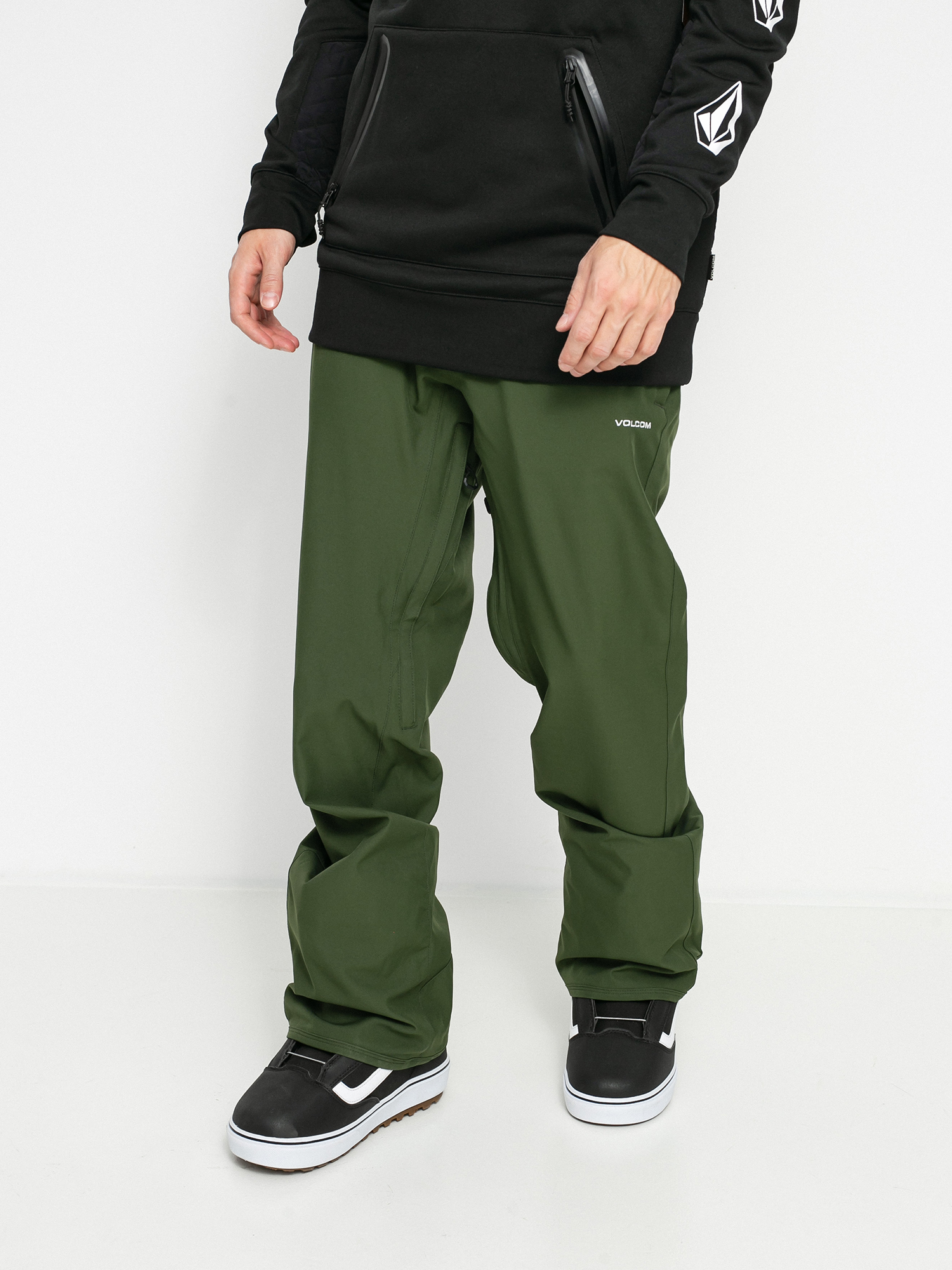 Mens Volcom Freakin Snow Chino Snowboard pants (saturated green)