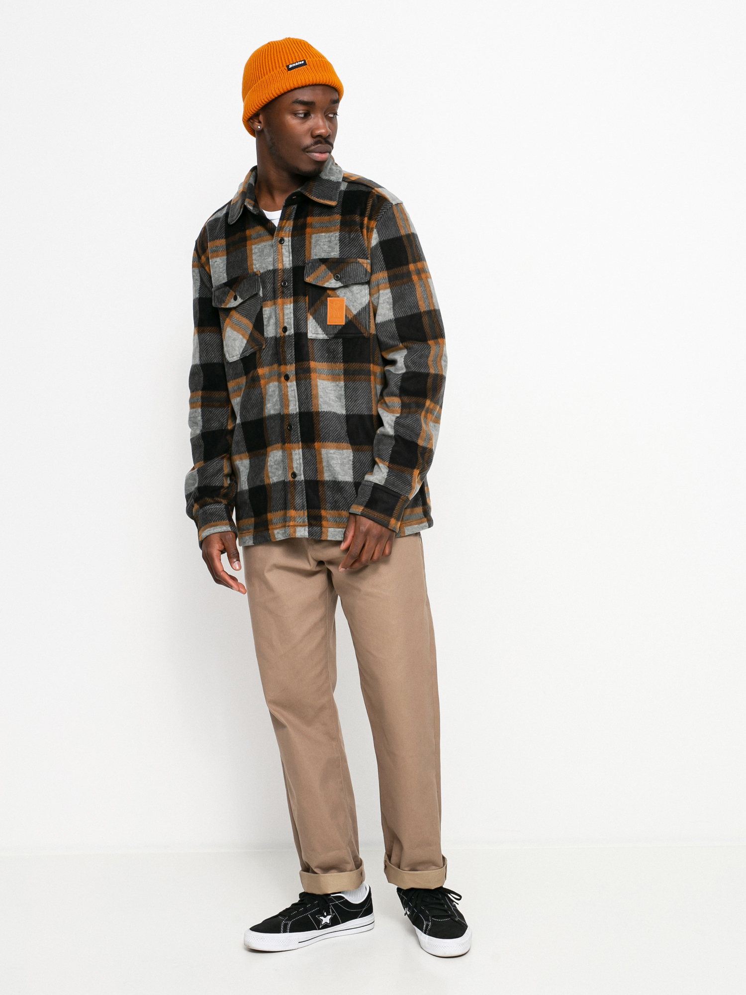 Etnies Woodsman Shirt grey (black/brown)