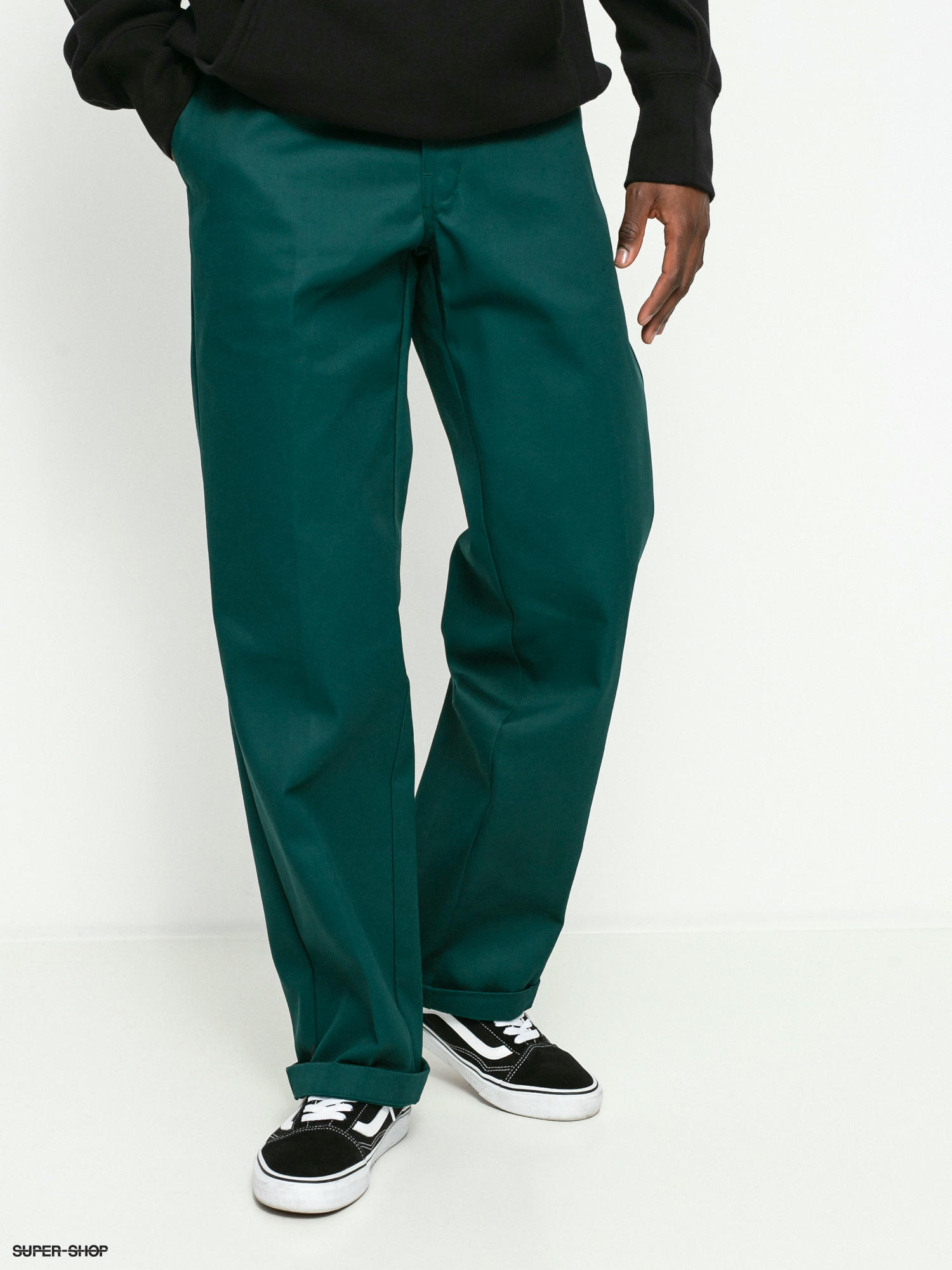 Dickies Pants Mens Relaxed Fit Straight Leg Green Cargo Canvas Pant Sz  44x30 | eBay