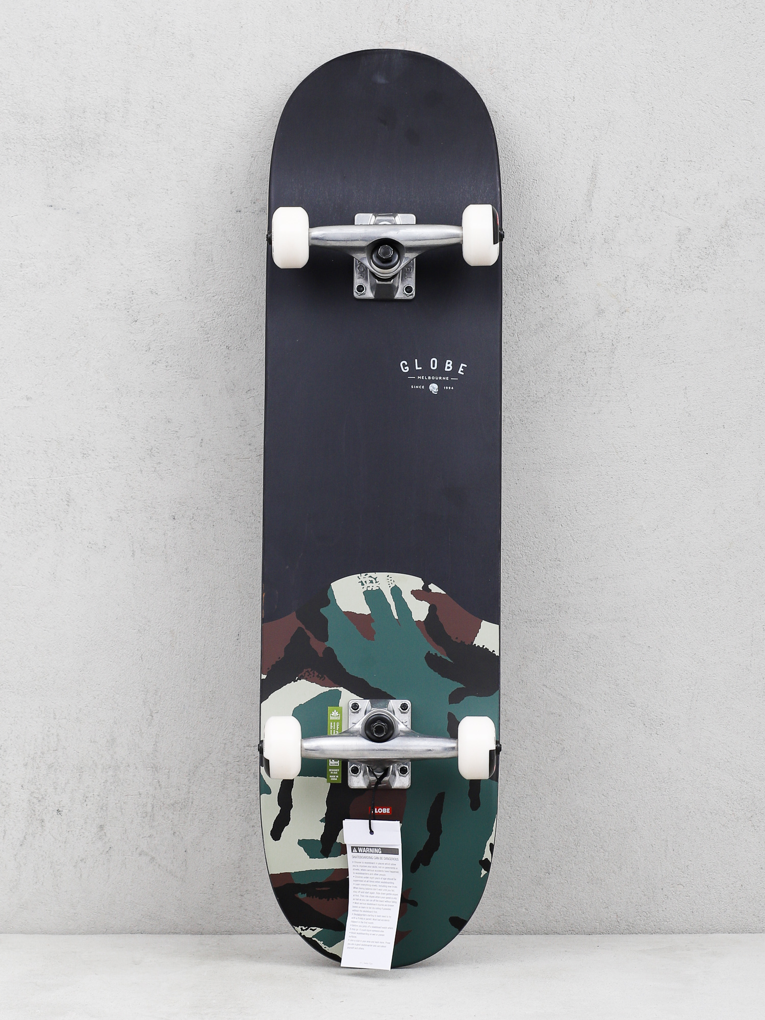 Globe G1 Argo Skateboard (black/camo)