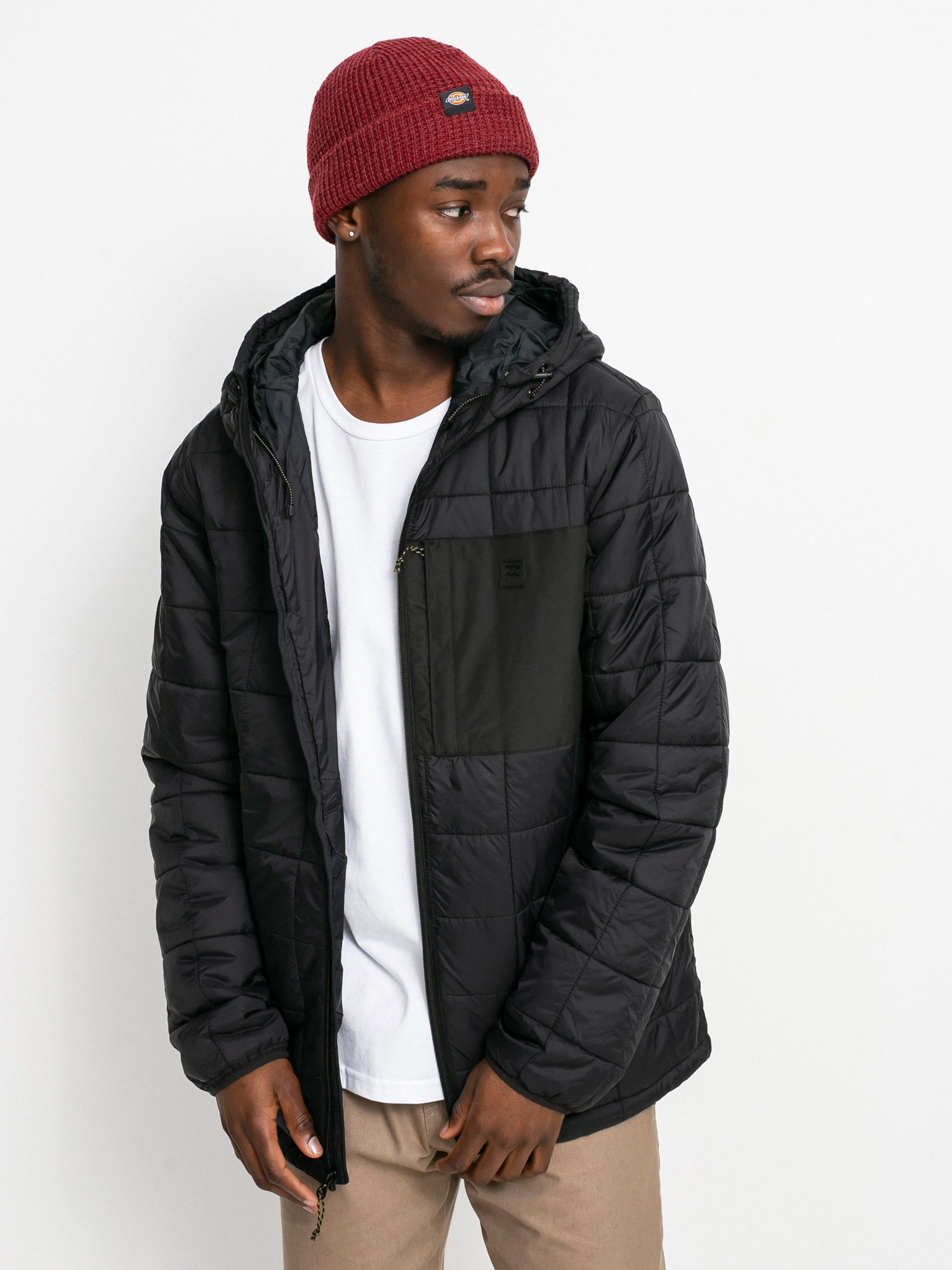 black super puffer jacket