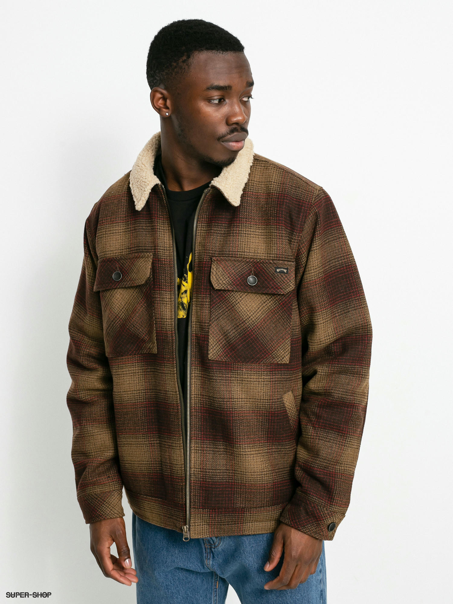 Billabong best sale plaid jacket