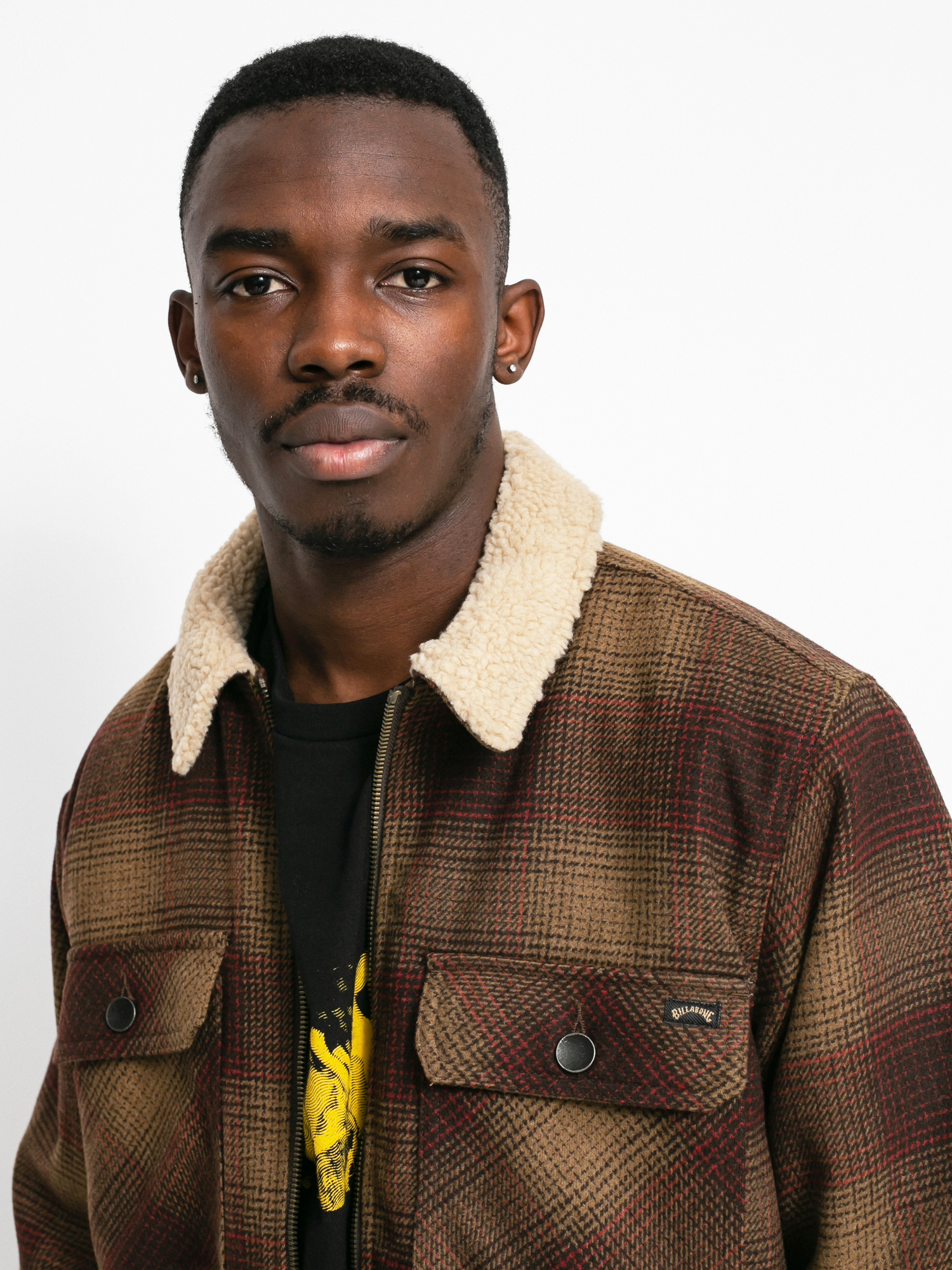 Billabong Barlow Sherpa Jacket (coffee)