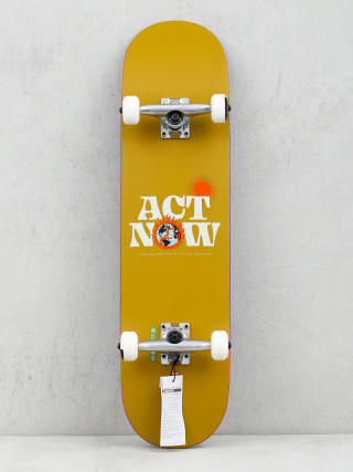 Globe G1 Act Now Skateboard (mustard)